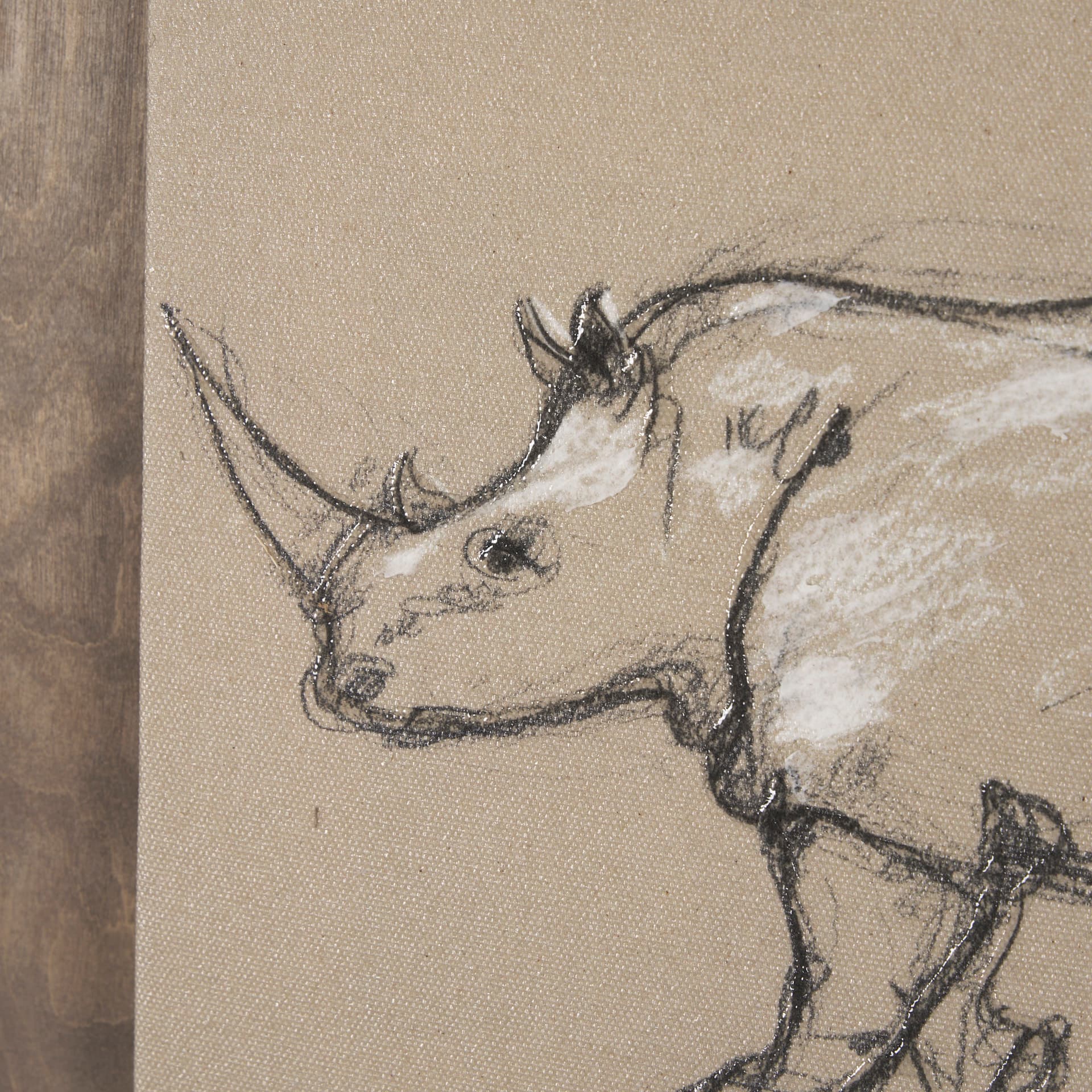 African Animal Study IV by Mercana Studio a Hand Embellished Framed Art Print — product photograph