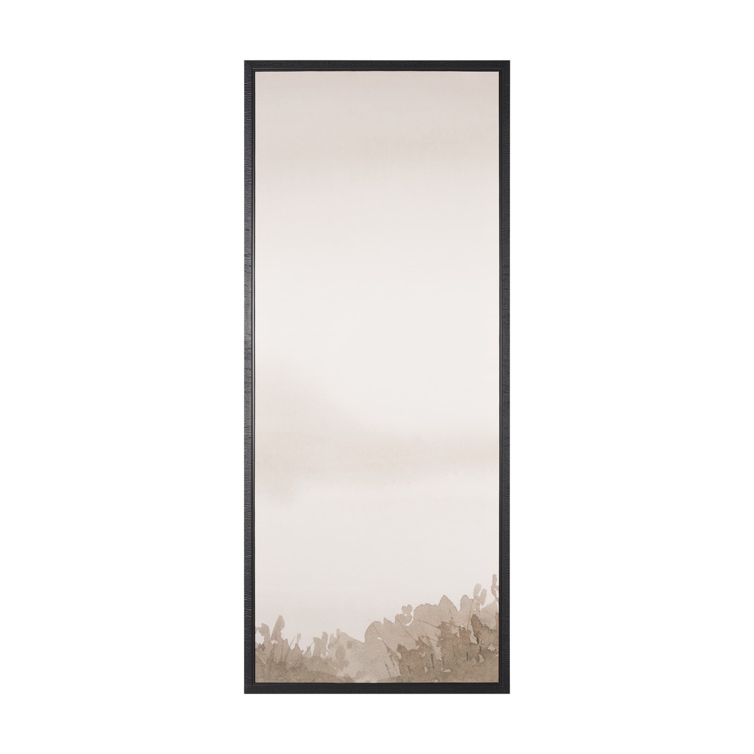 Lowland Fog B by Mercana Studio Hand-Embellished Textured Framed Canvas Artwork — product photograph