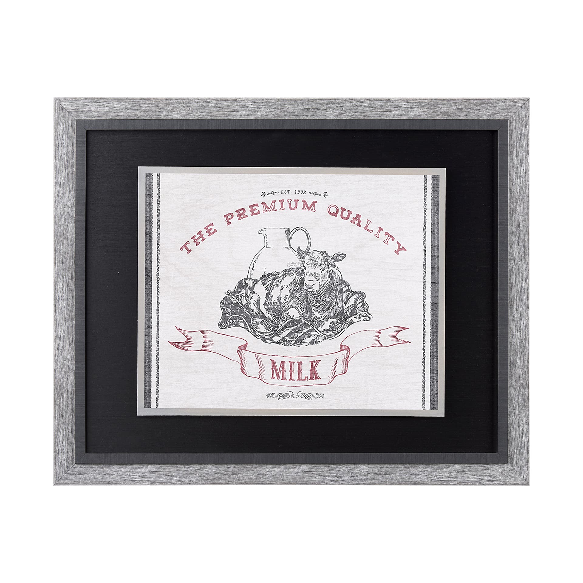 Farm Fresh I by Halle Rakka a Hand Embellished Textured Framed Art Print — product photograph