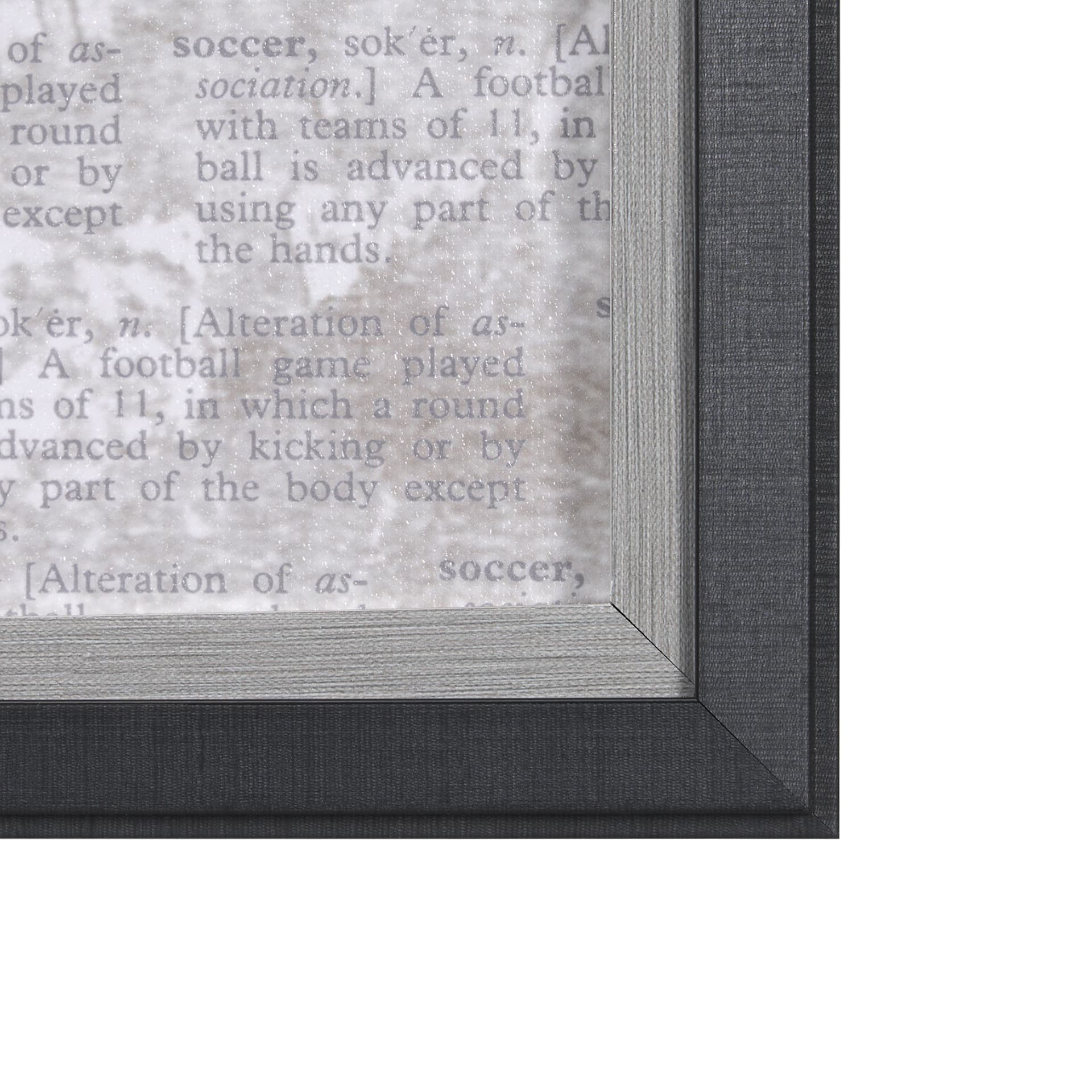 Definition of Sport II by Mercana Studio a Hand Embellished Textured Framed Art Print — product photograph