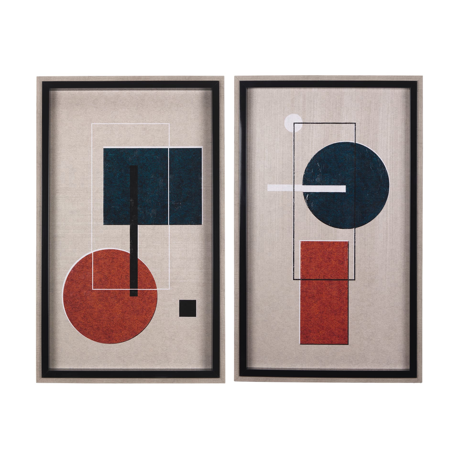 Variants II by Mercana Studio a Hand Embellished Textured Framed Art Print — product photograph