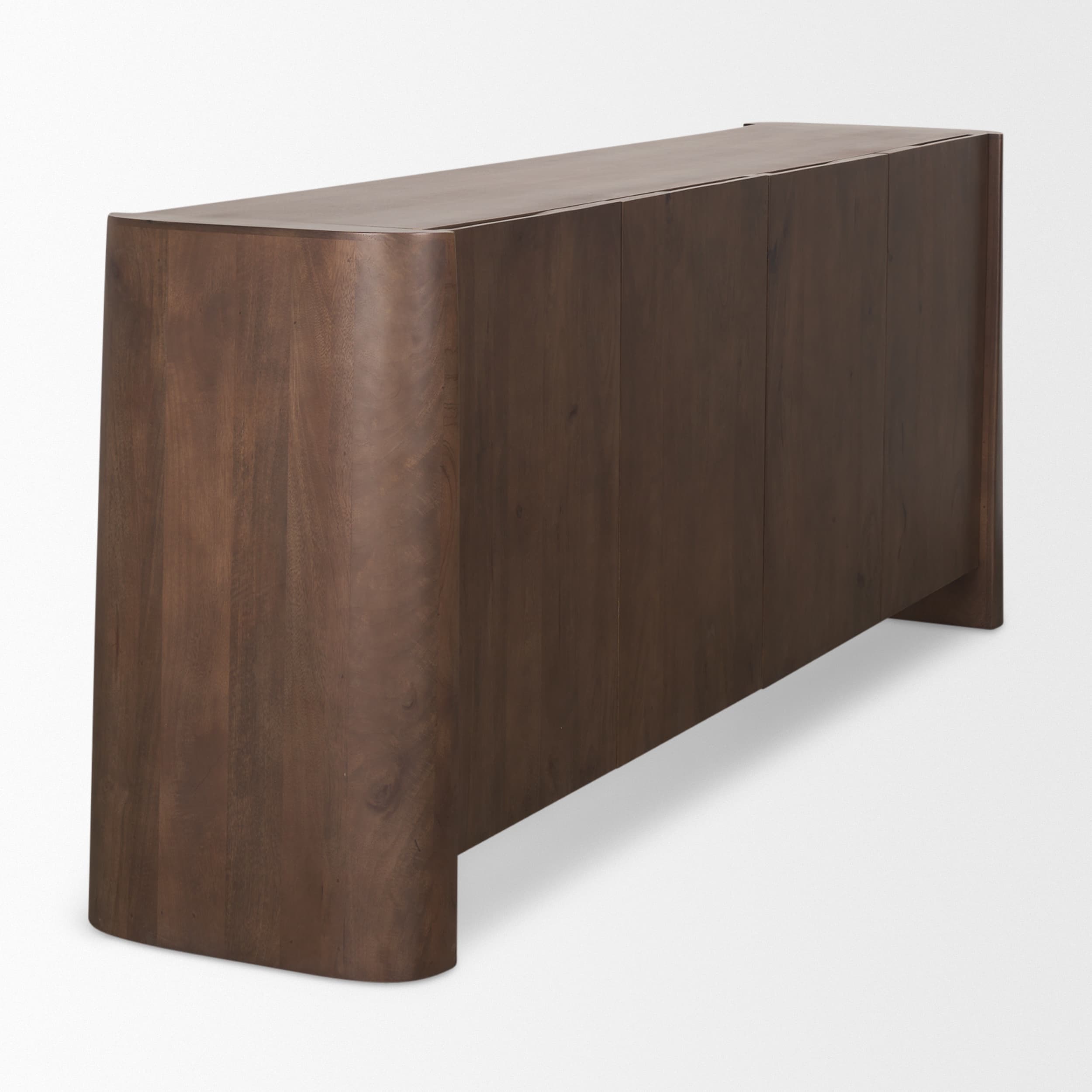 Tammar Brown Wood 4-Door Sideboard — product photograph