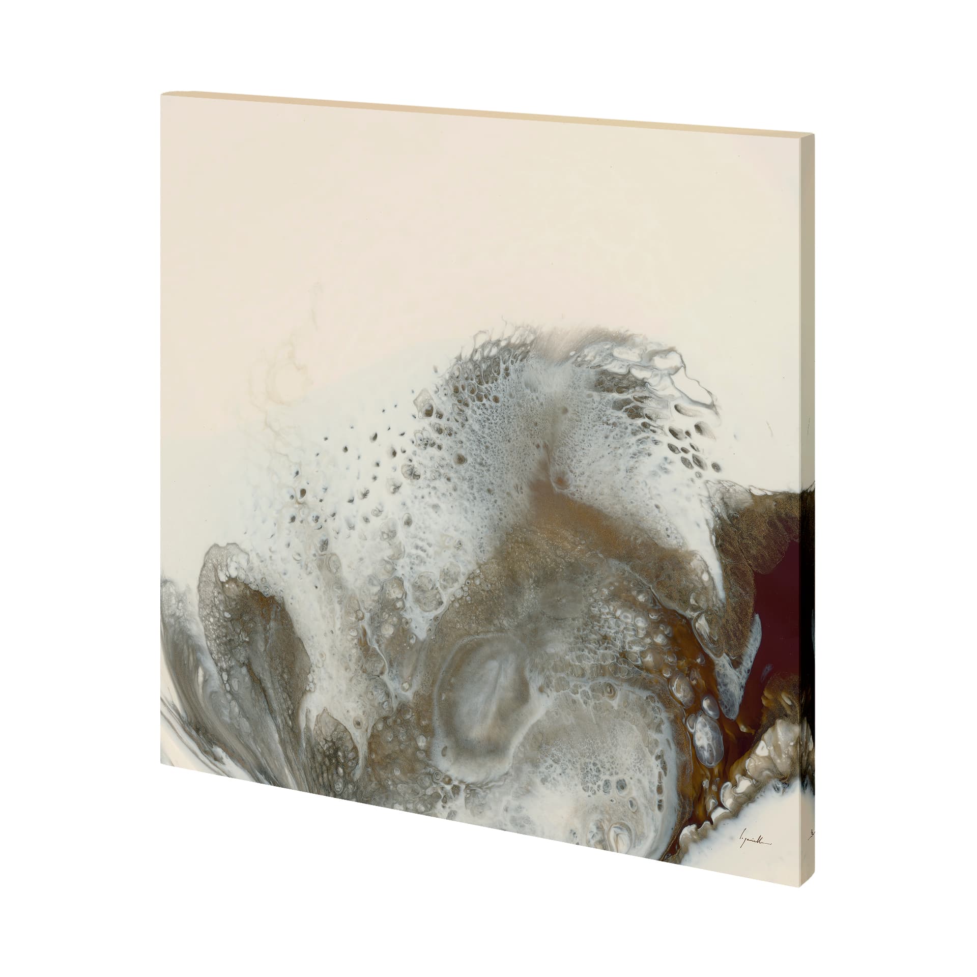 Threshold I by Gabrielle Crawford a Hand Embellished Textured Canvas — product photograph