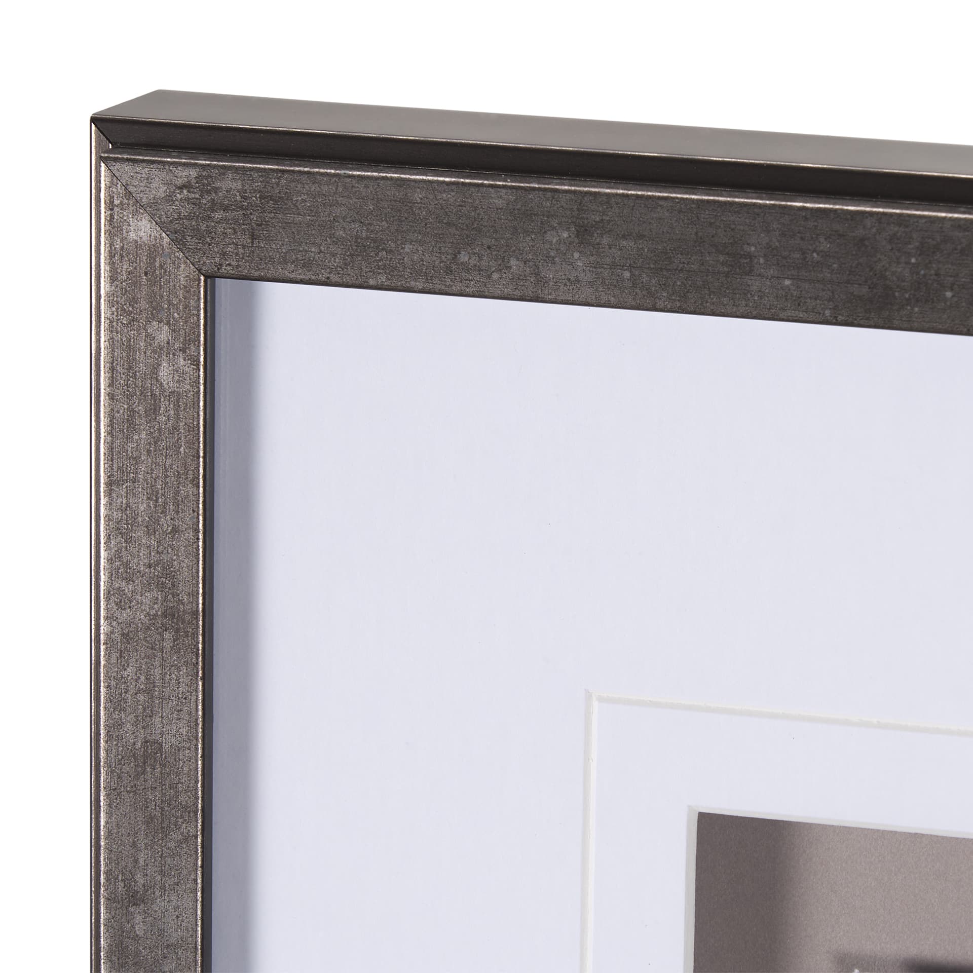 Broken Puzzle II by Mercana Studio a Hand Embellished Textured Framed Art Print Matted under Glass — product photograph
