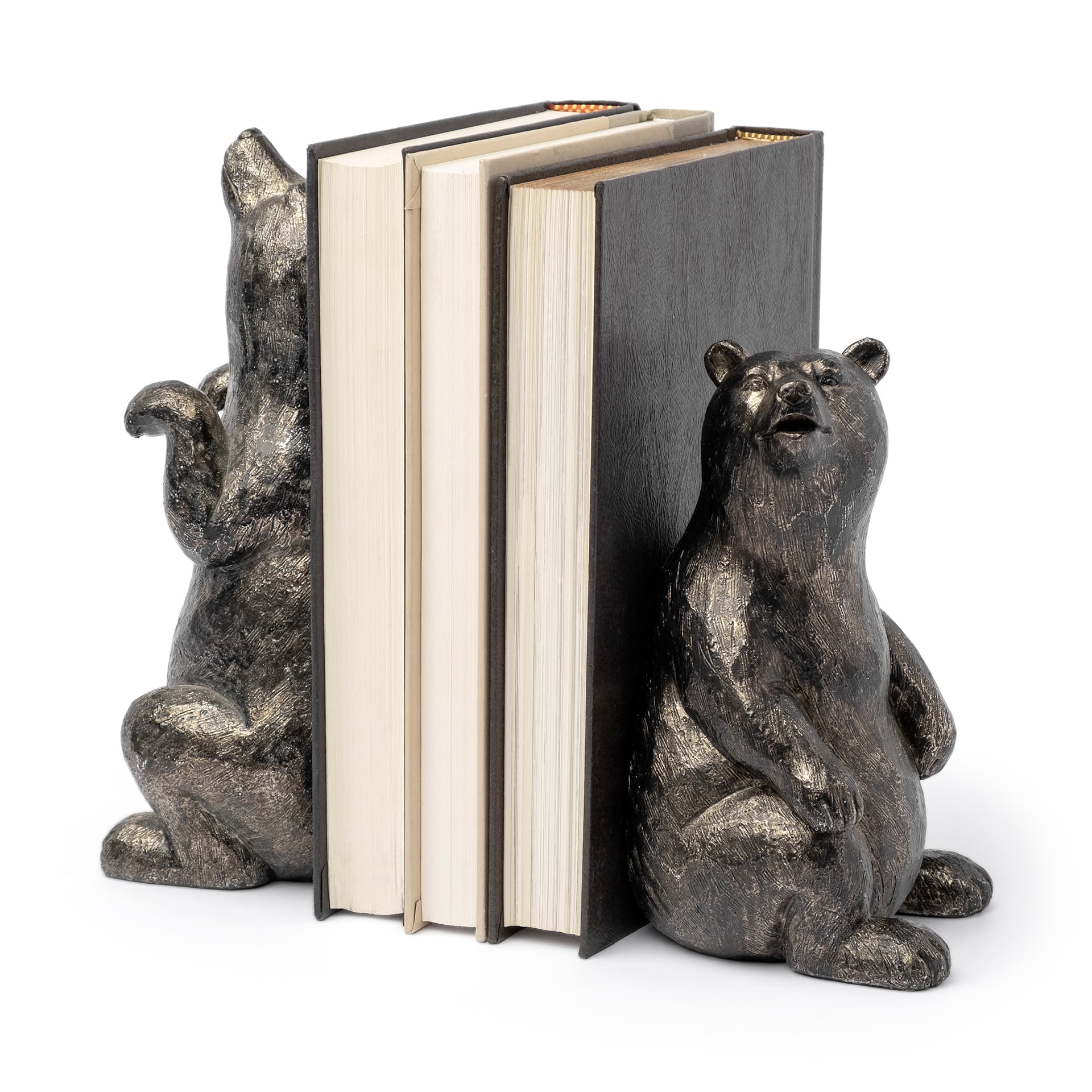 Sleuth (Set of 2) 9L x 8W Grizzly Bear Bookends — product photograph