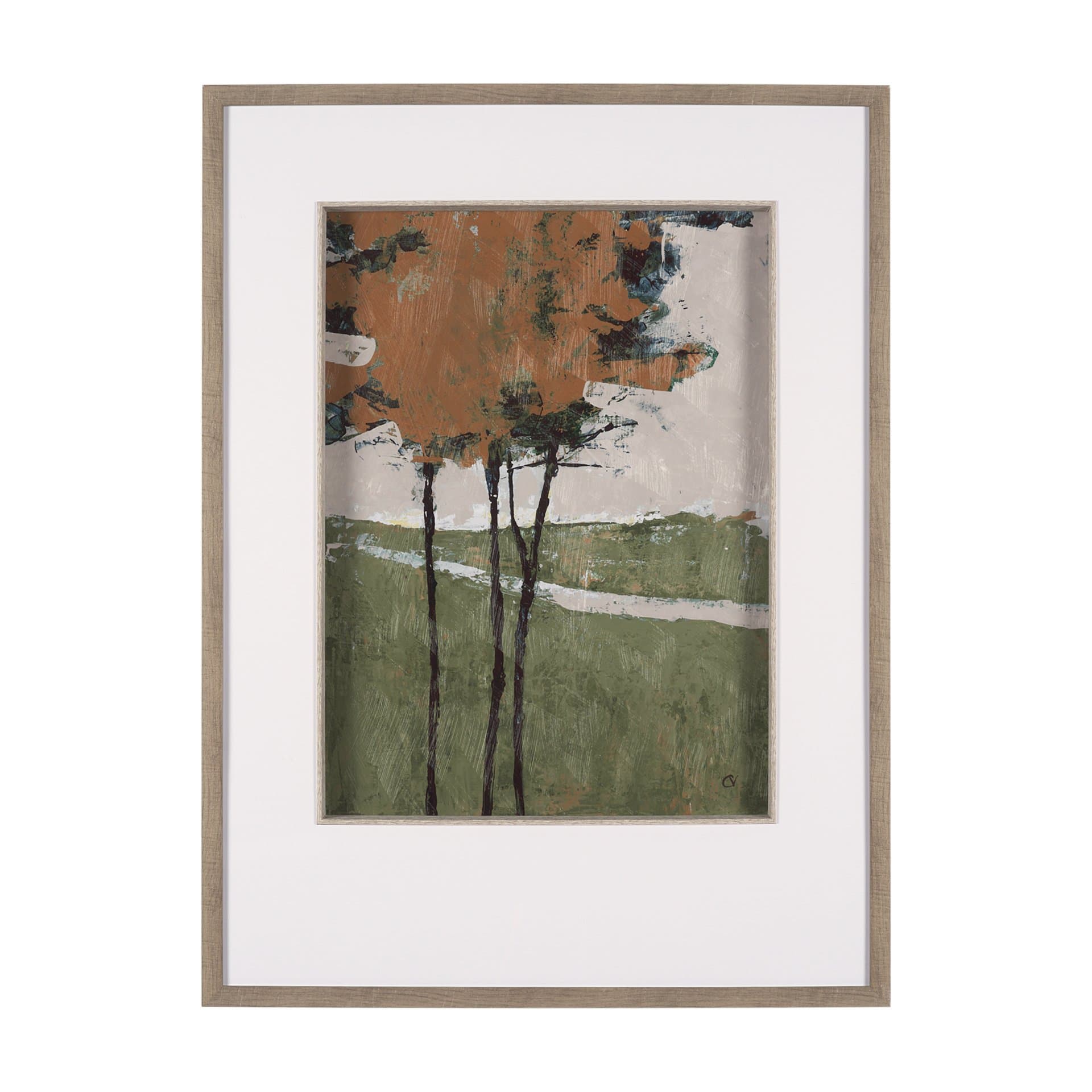 Majestic Canopy I by Mercana Studio Textured Framed Artwork Matted under Glass — product photograph