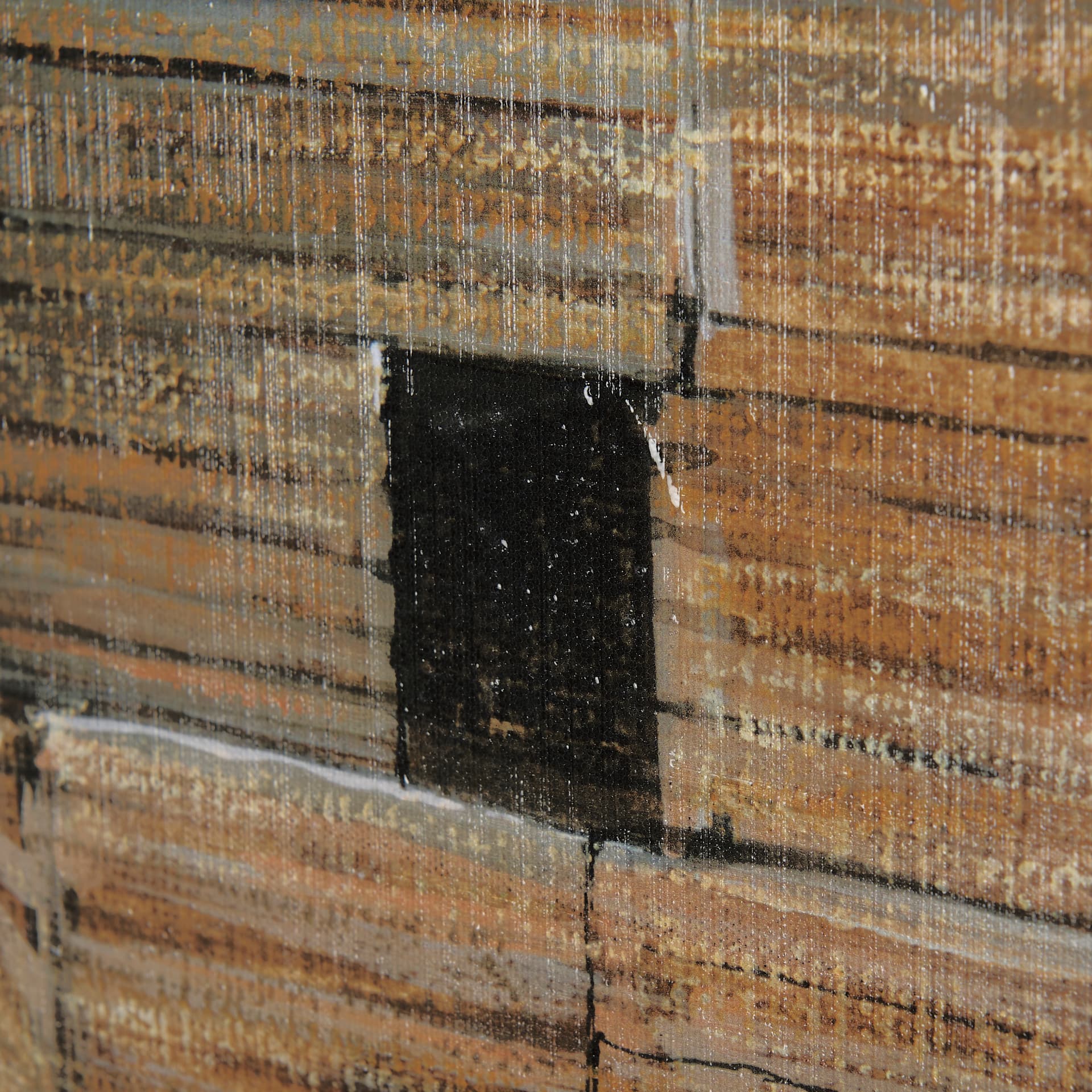 Old Barn I by Mercana Studio a Hand Embellished Textured Canvas — product photograph