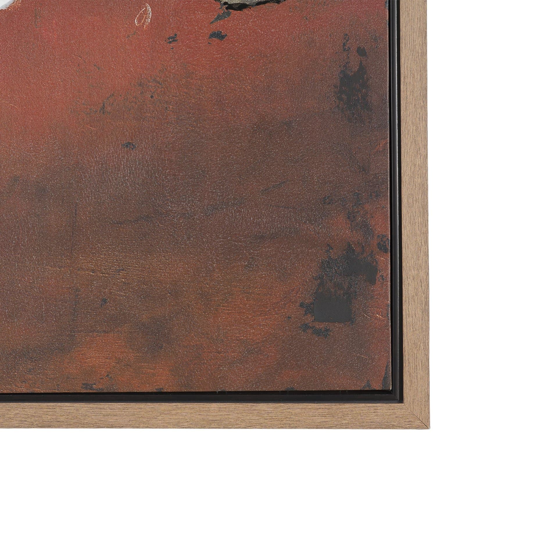 Wisdom by Sarah Helser Hand-Embellished Textured Framed Canvas Artwork — product photograph