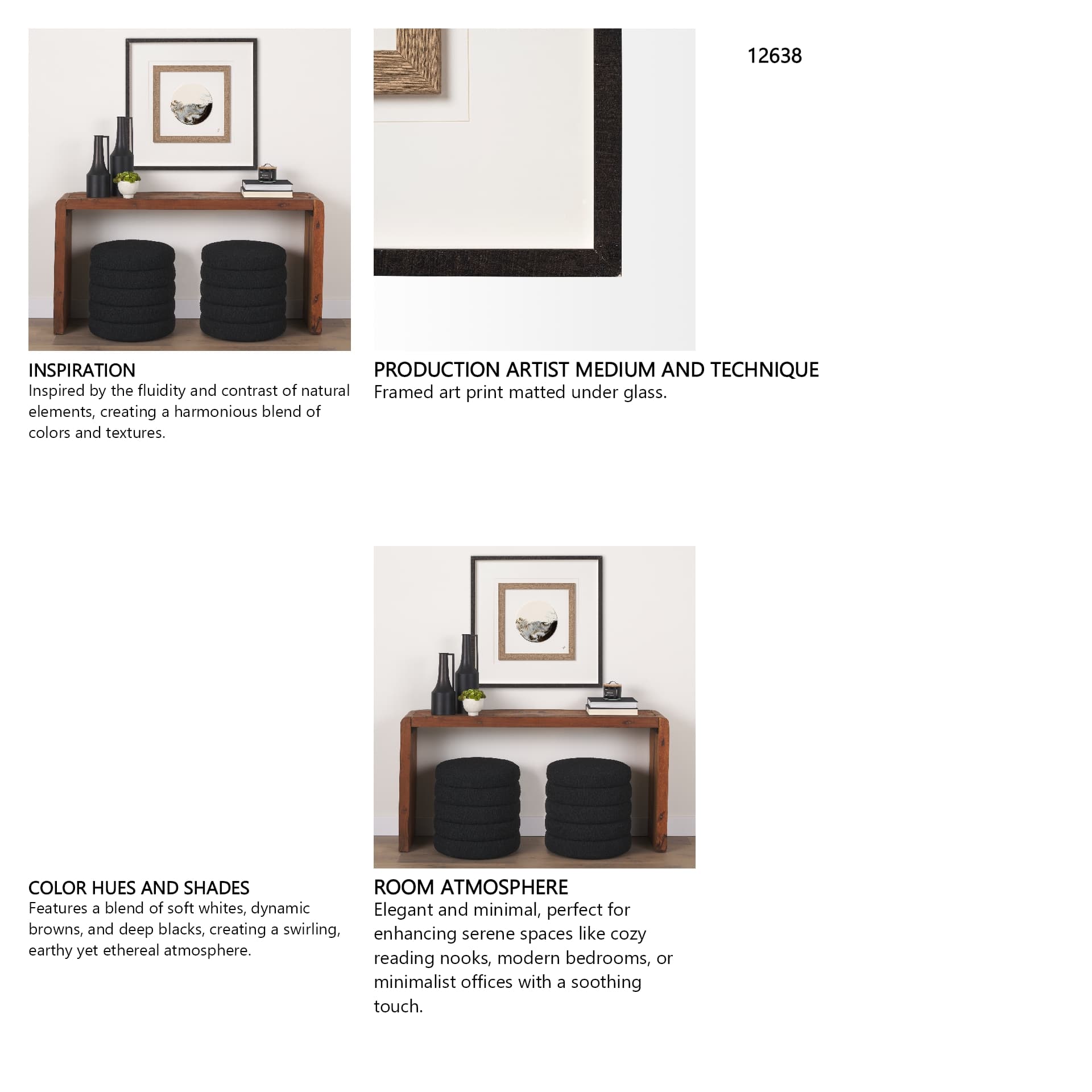 Threshold by Panpan Zhang a Framed Art Print Matted under Glass — in a styled room
