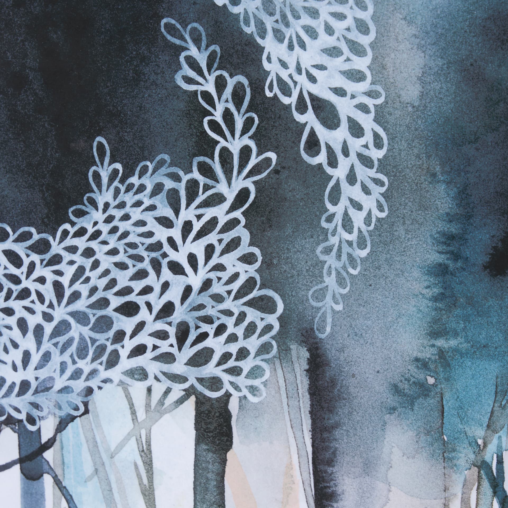 Custom Tranquil Coppice II (MC) by Grace Popp a Framed Art Print Matted under Glass — product photograph