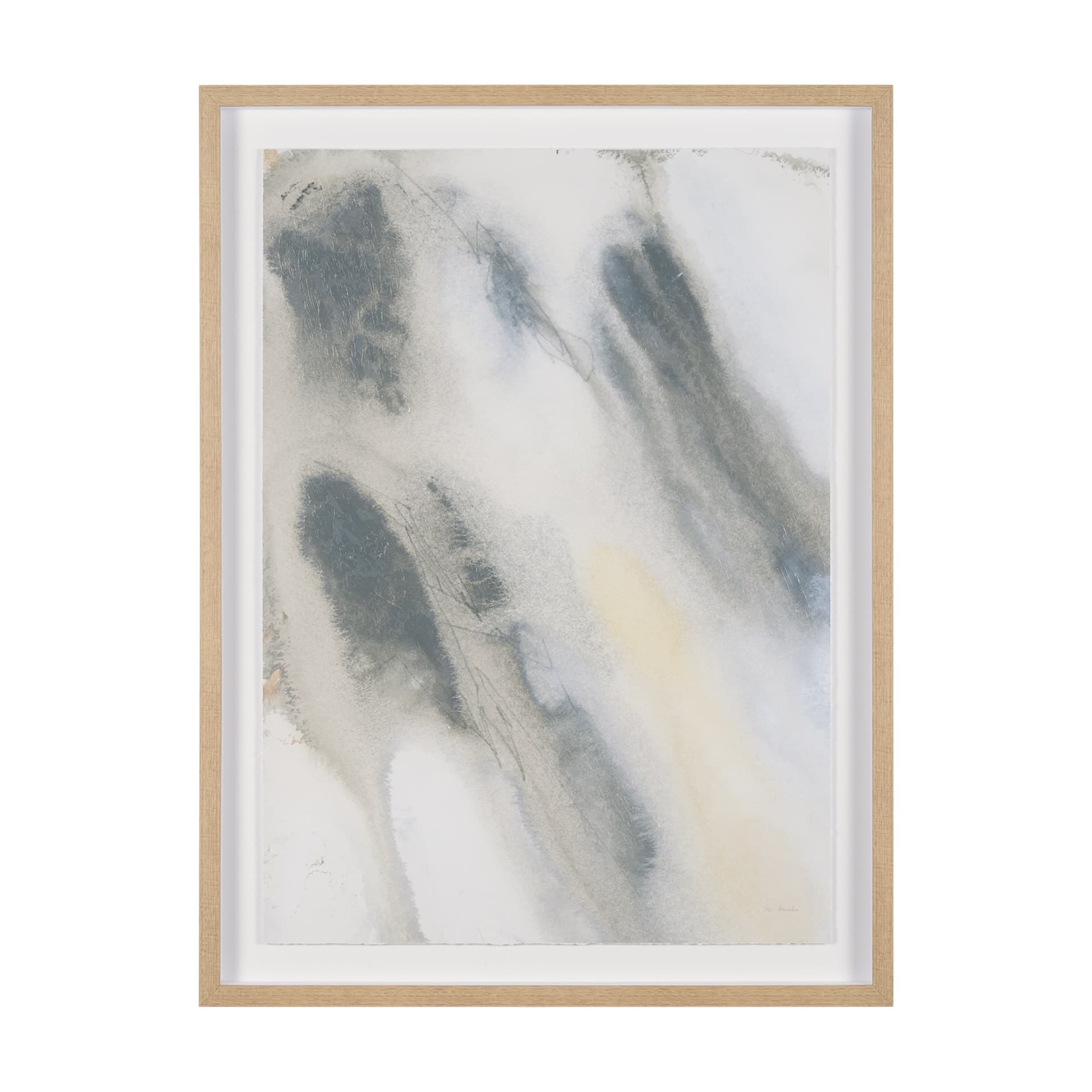 Retreating Tide I by Ira Havuka a Hand Embellished Framed Art Print Matted under Glass — product photograph