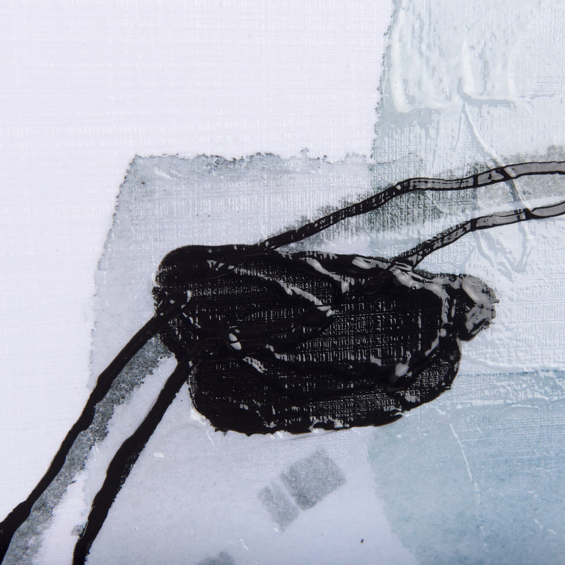 A Cloudy Afternoon II by Mercana Studio a Hand Embellished Textured Framed Art Print — product photograph