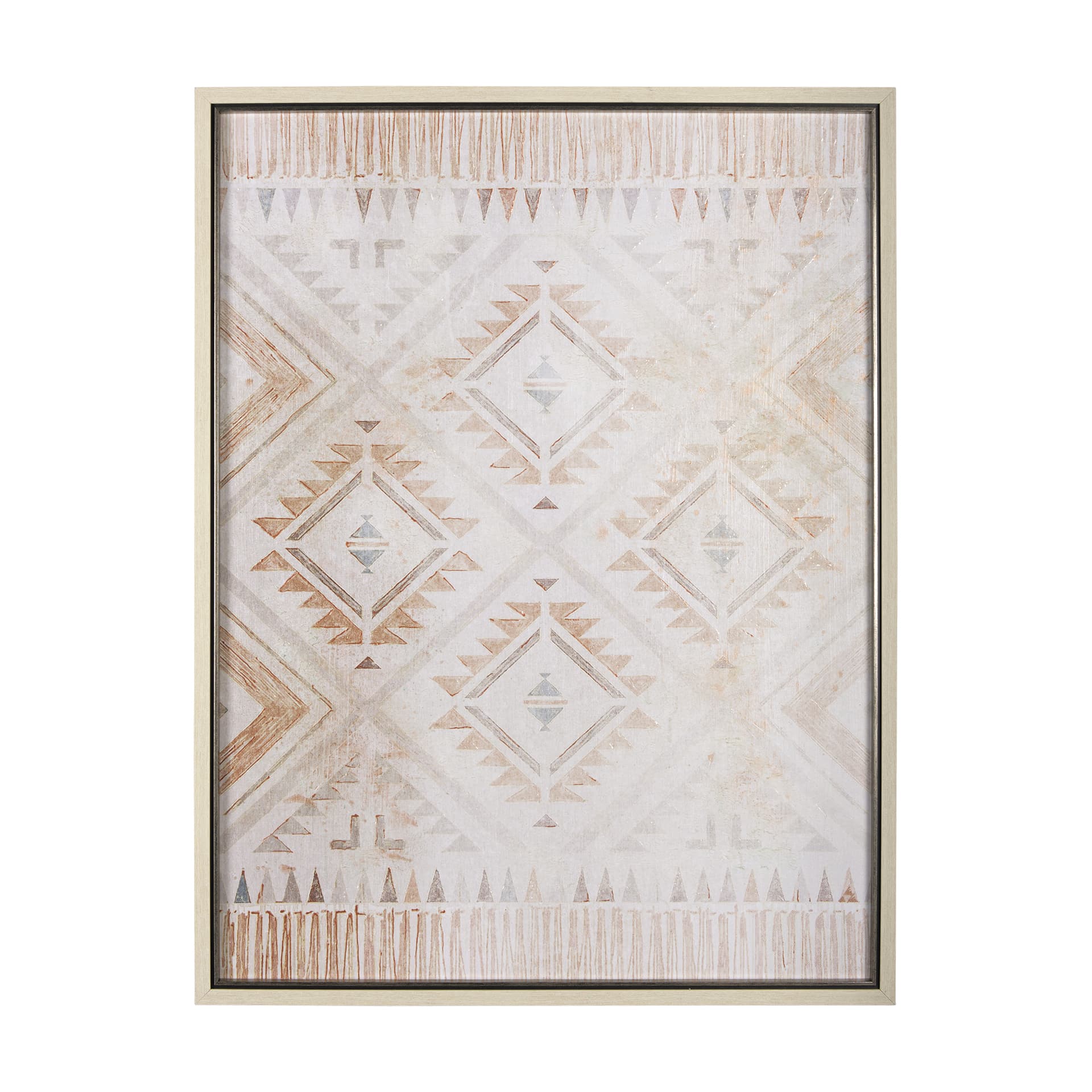 Aztec II by Mercana Studio a Hand Embellished Textured Framed Art Print — product photograph