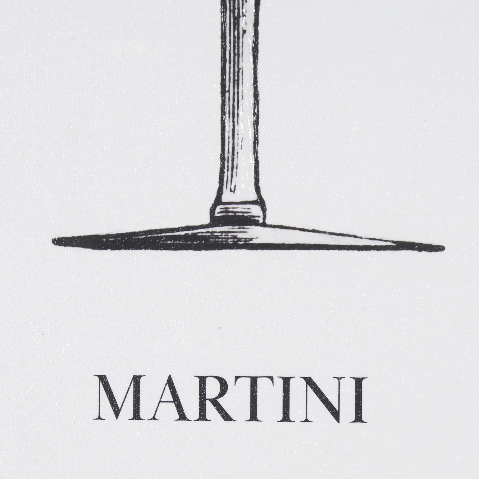 Vintage Cocktails-Martini by Gwen Aspell Hand Embellished Framed Art Print Matted under Glass — product photograph