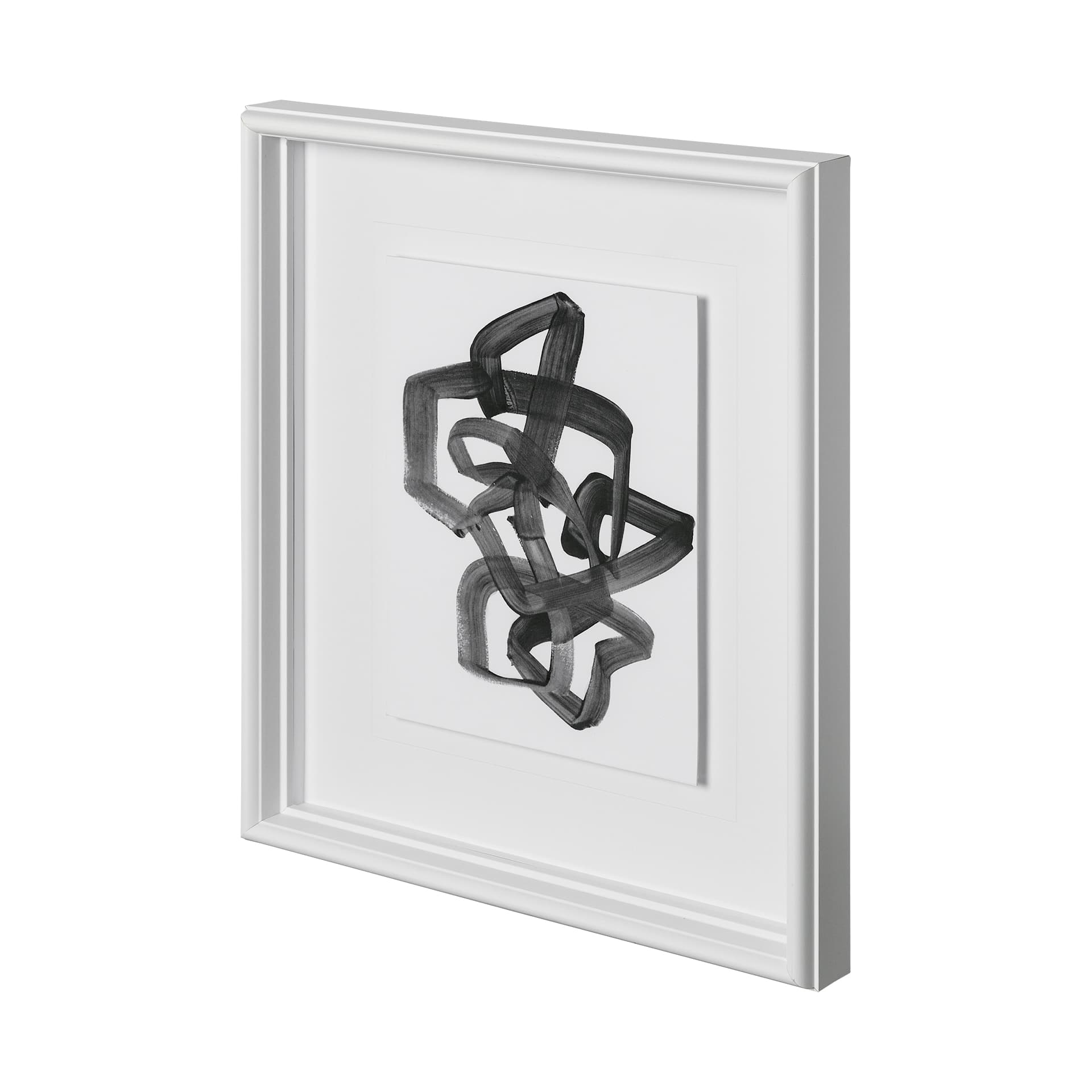 Expression 1 by Lora Gold a Hand Embellished Textured Framed Art Print Matted under Glass — product photograph