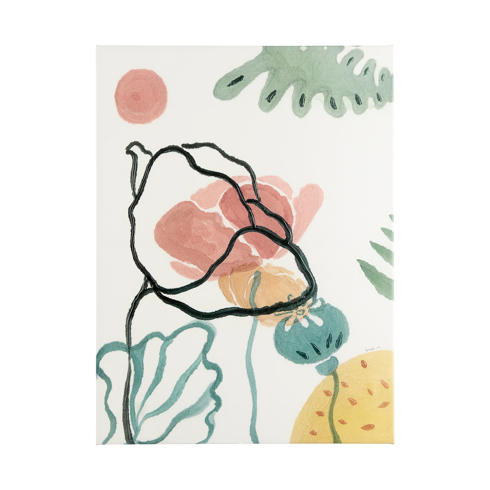 Before Summer I by Mercana Studio a Hand Embellished Textured Canvas — product photograph