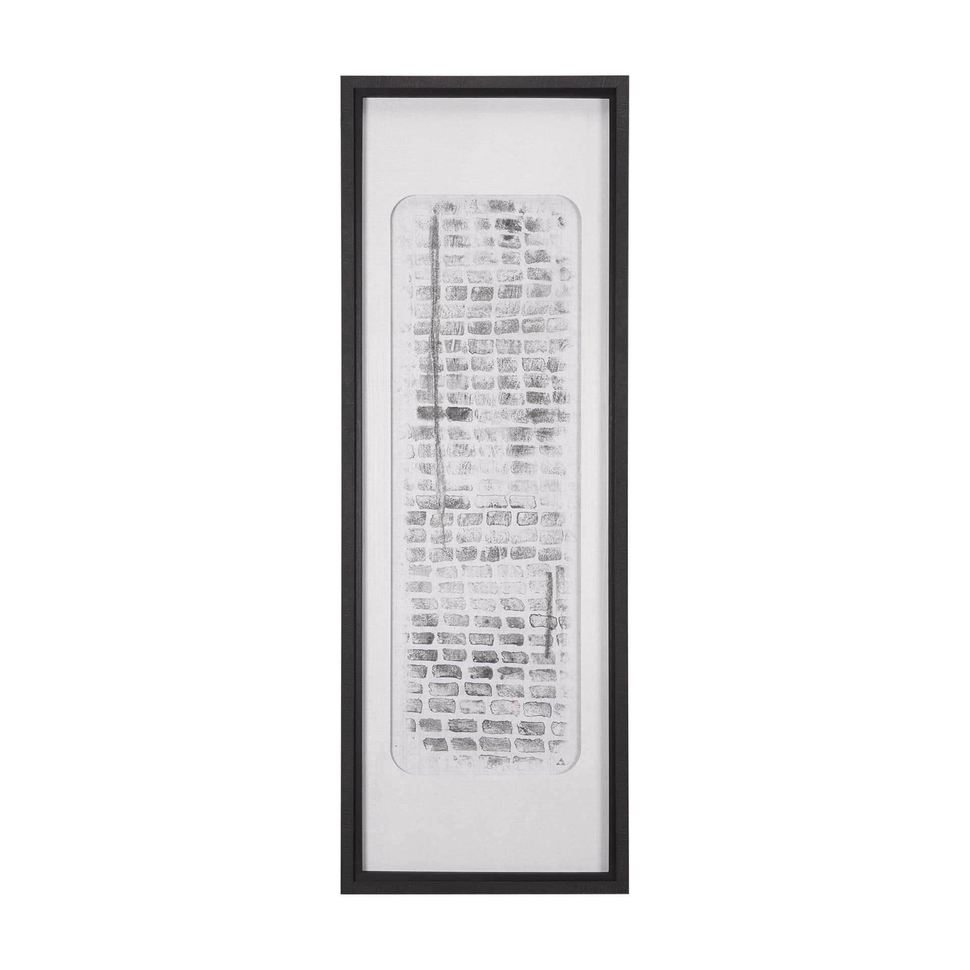 Cipher I by Mercana Studio a Hand Embellished Framed Art Print Matted under Glass — product photograph