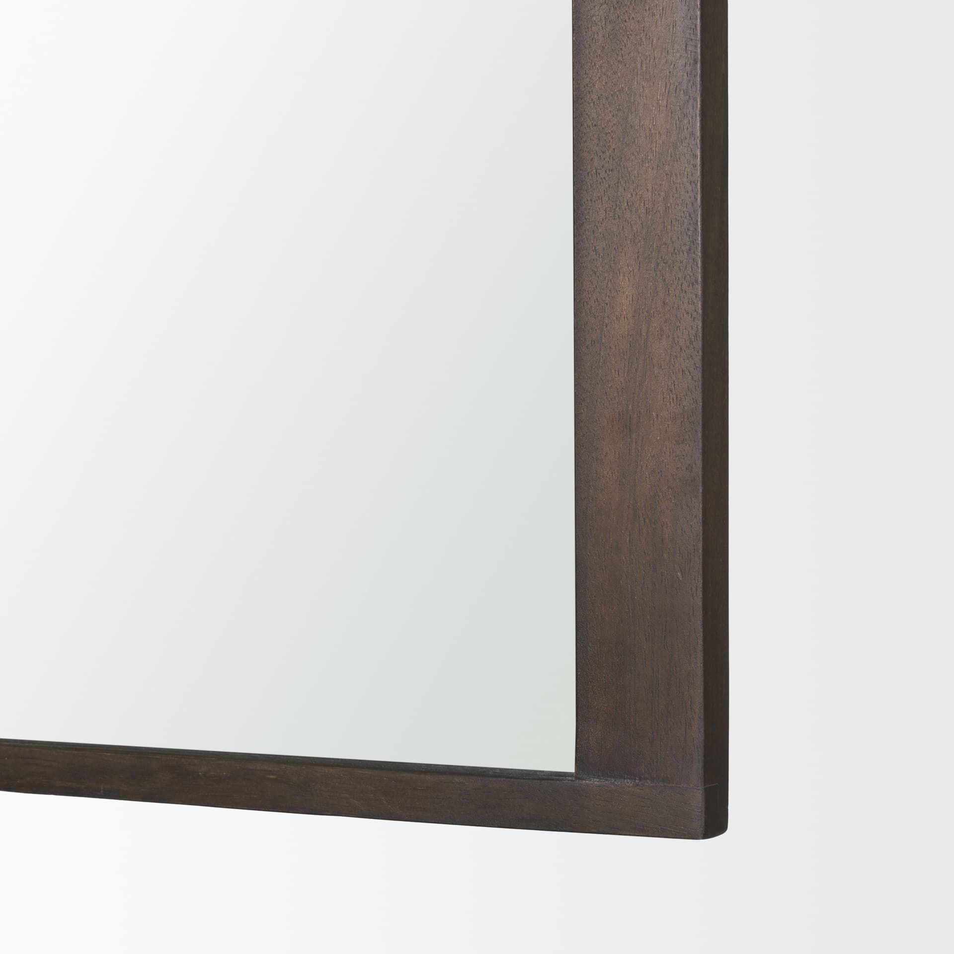 Celeste Dark Brown Medium Arched Mirror — product photograph