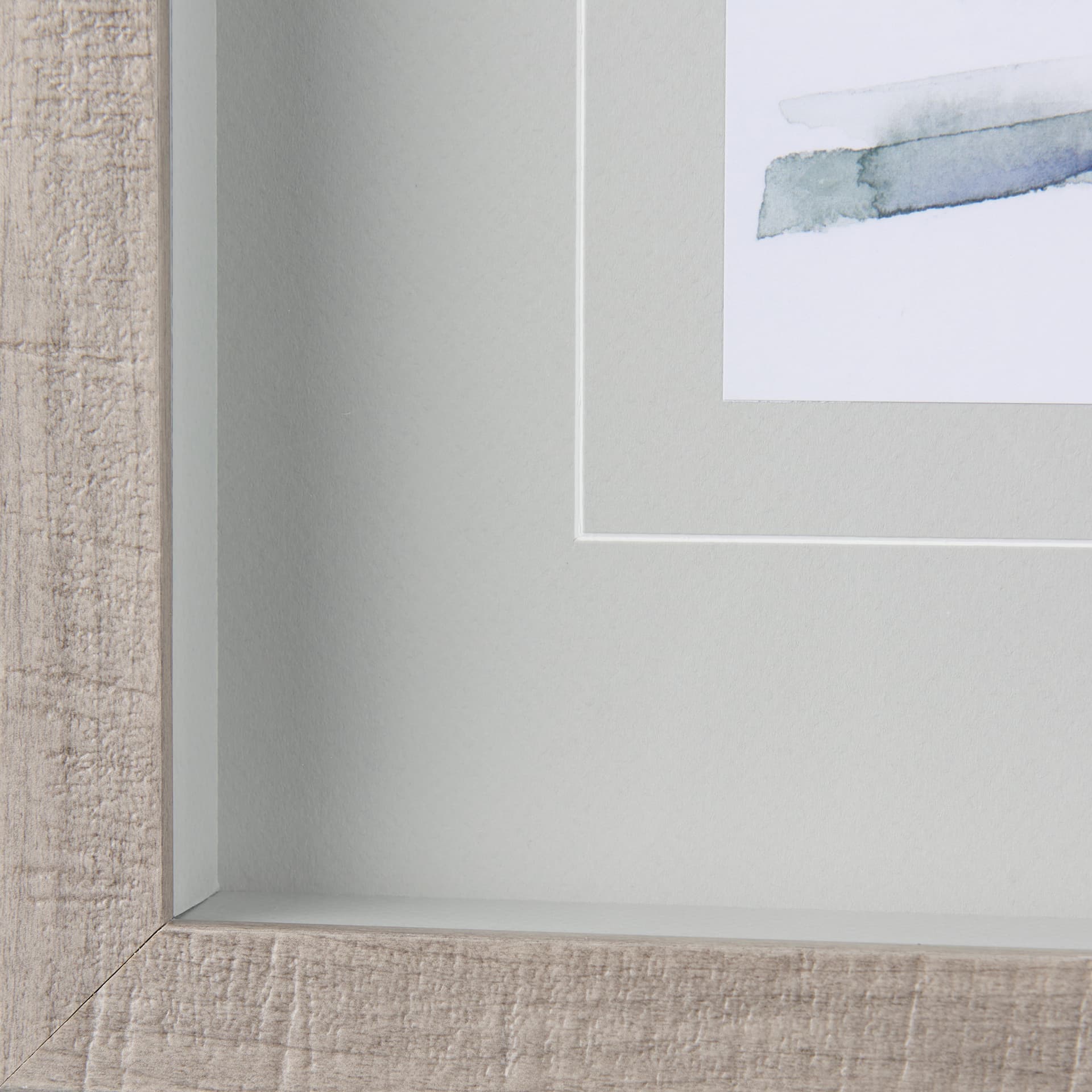 Robin III by Mercana Studio a Hand Embellished Textured Framed Art Print Matted under Glass — product photograph