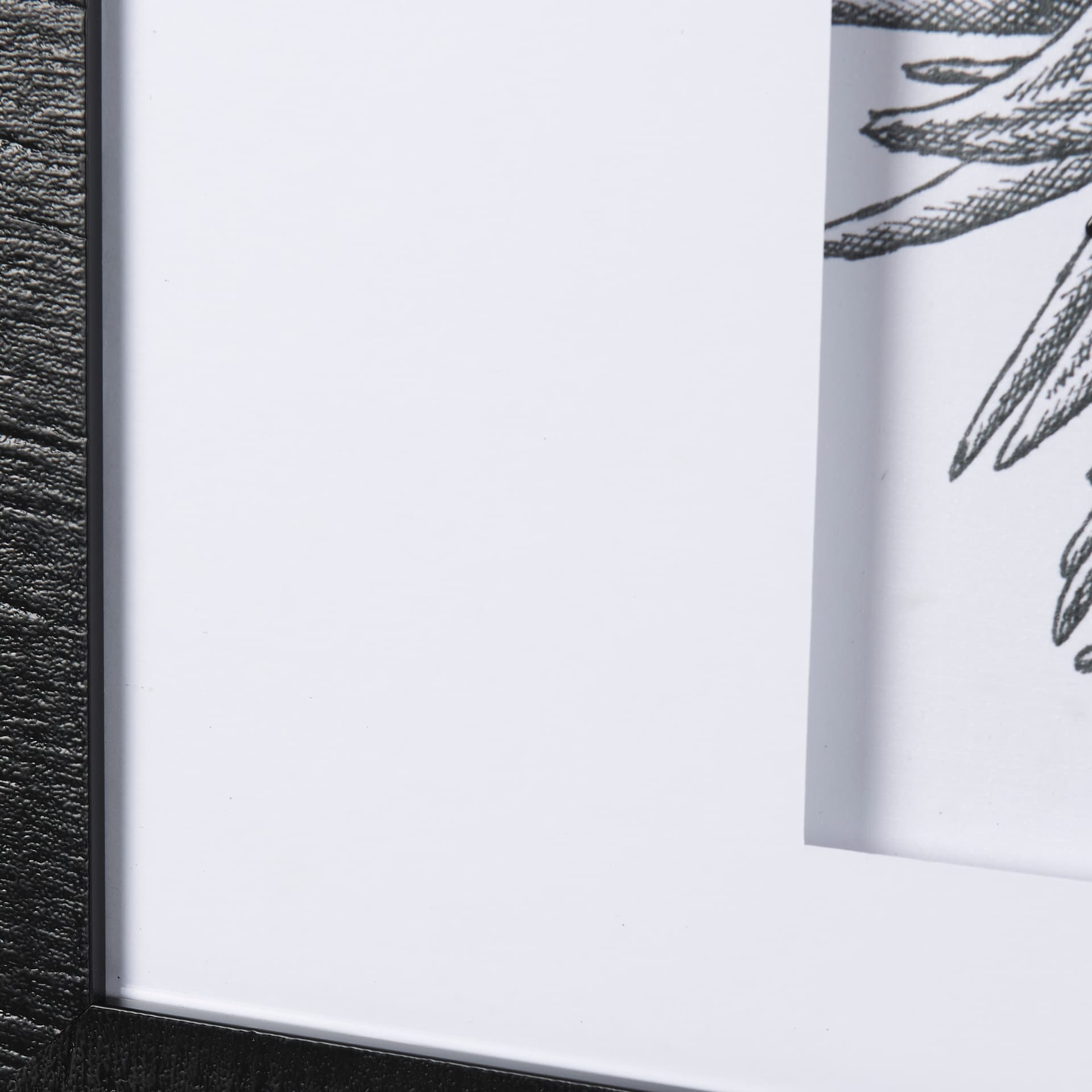 Dahlia Study - Detail by Mercana Studio Hand Embellished Textured Framed Art Photo Matted under Glas — product photograph