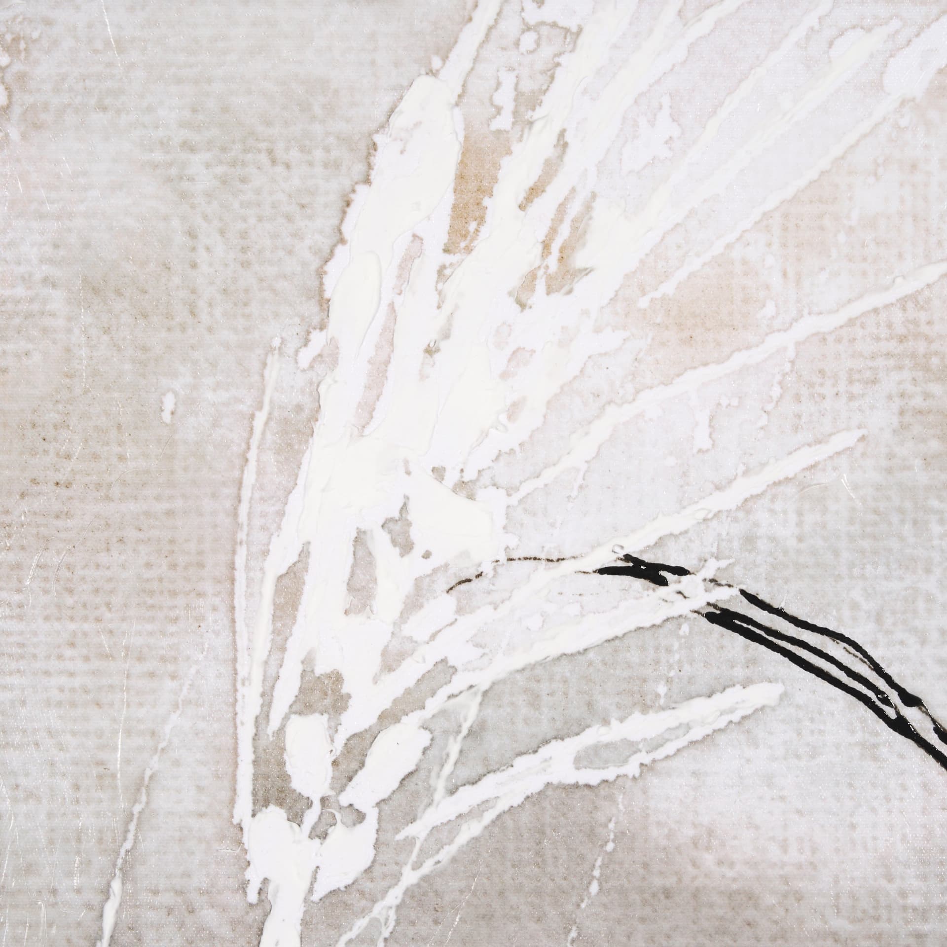 Blowing Grass II by Mercana Studio a Hand Embellished Textured Framed Art Print — product photograph