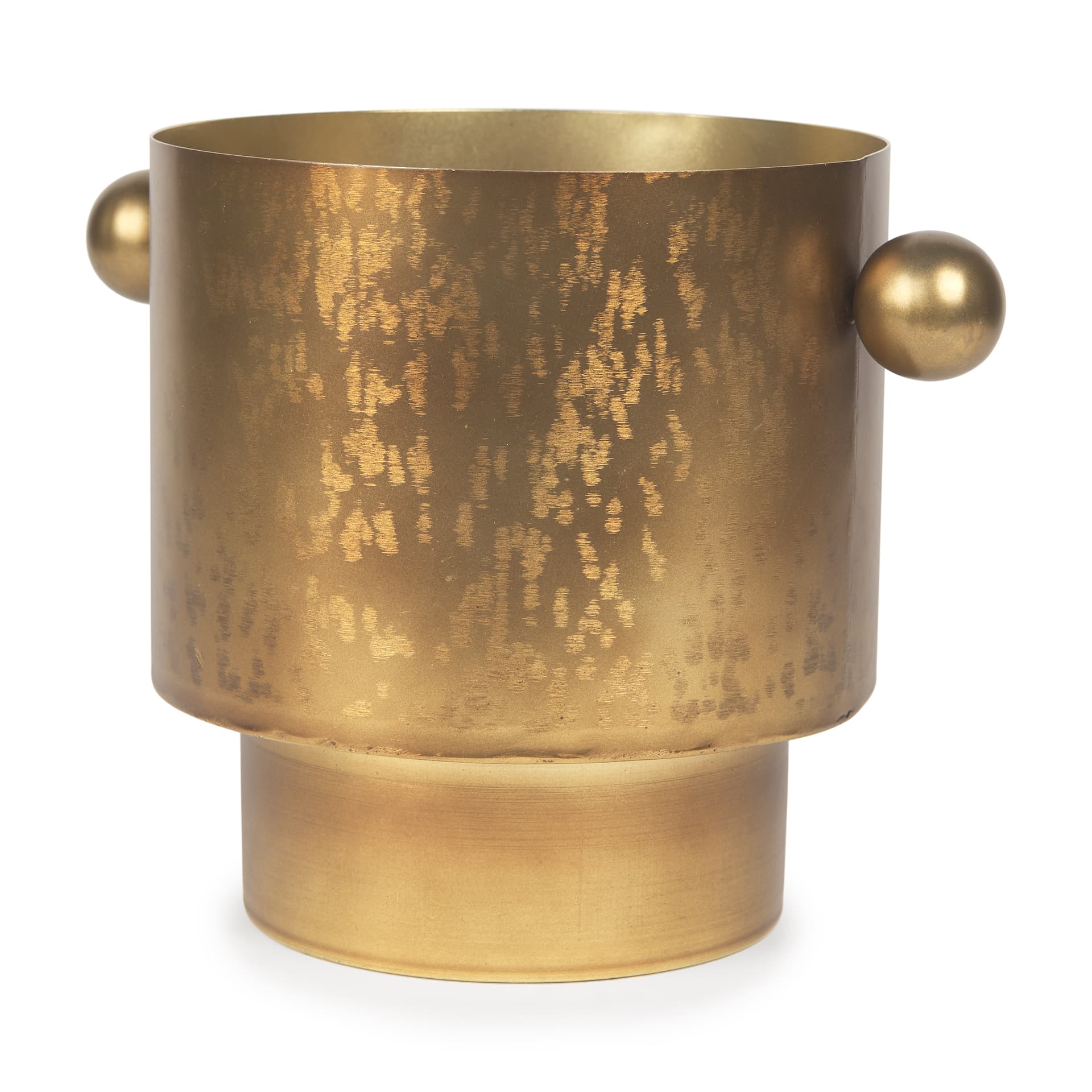 Juno 8.5H Large Gold Iron Vase — product photograph