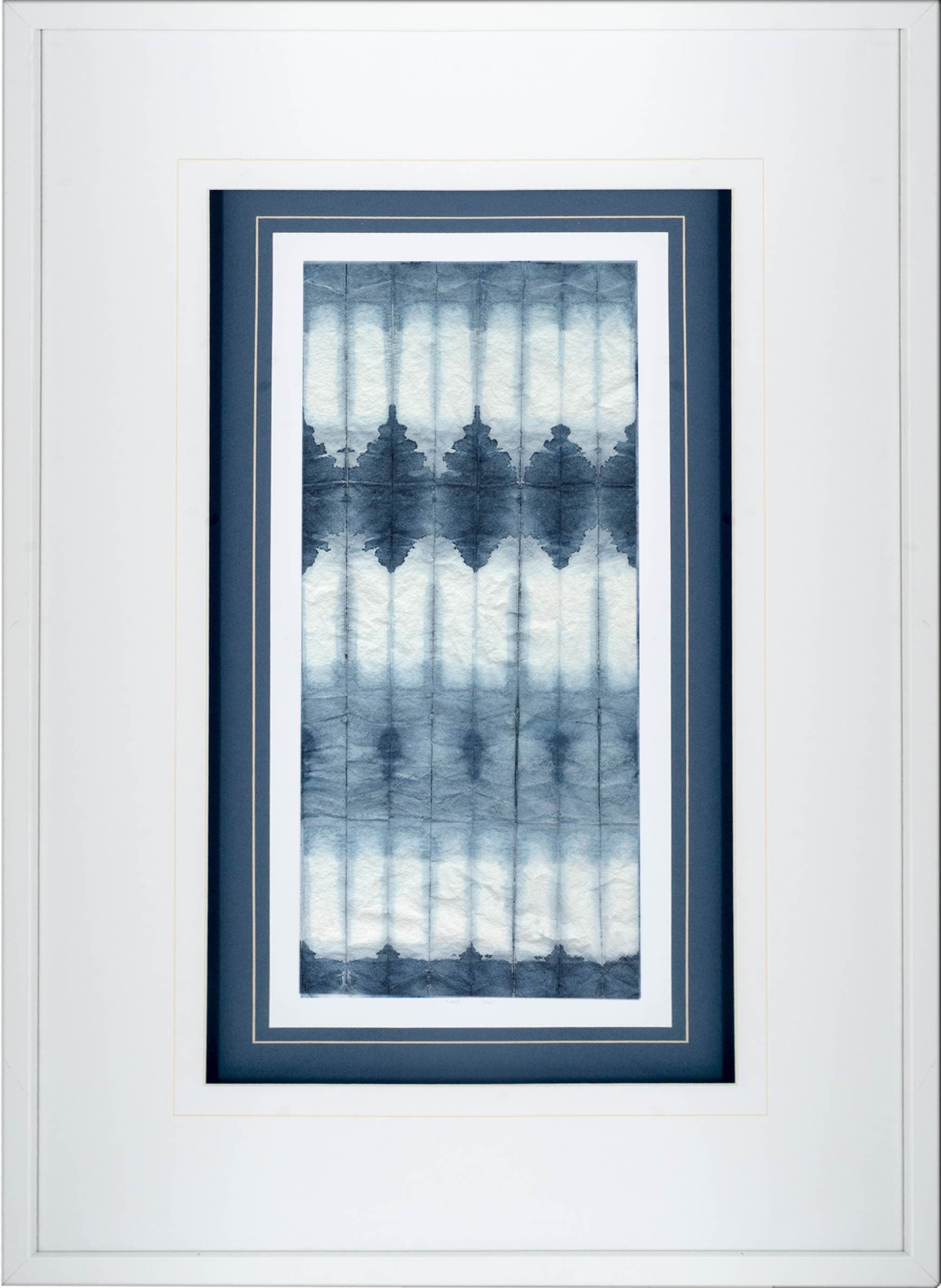 Shibori II by Chariklia Zarris a Framed Art Print Matted under Glass — product photograph