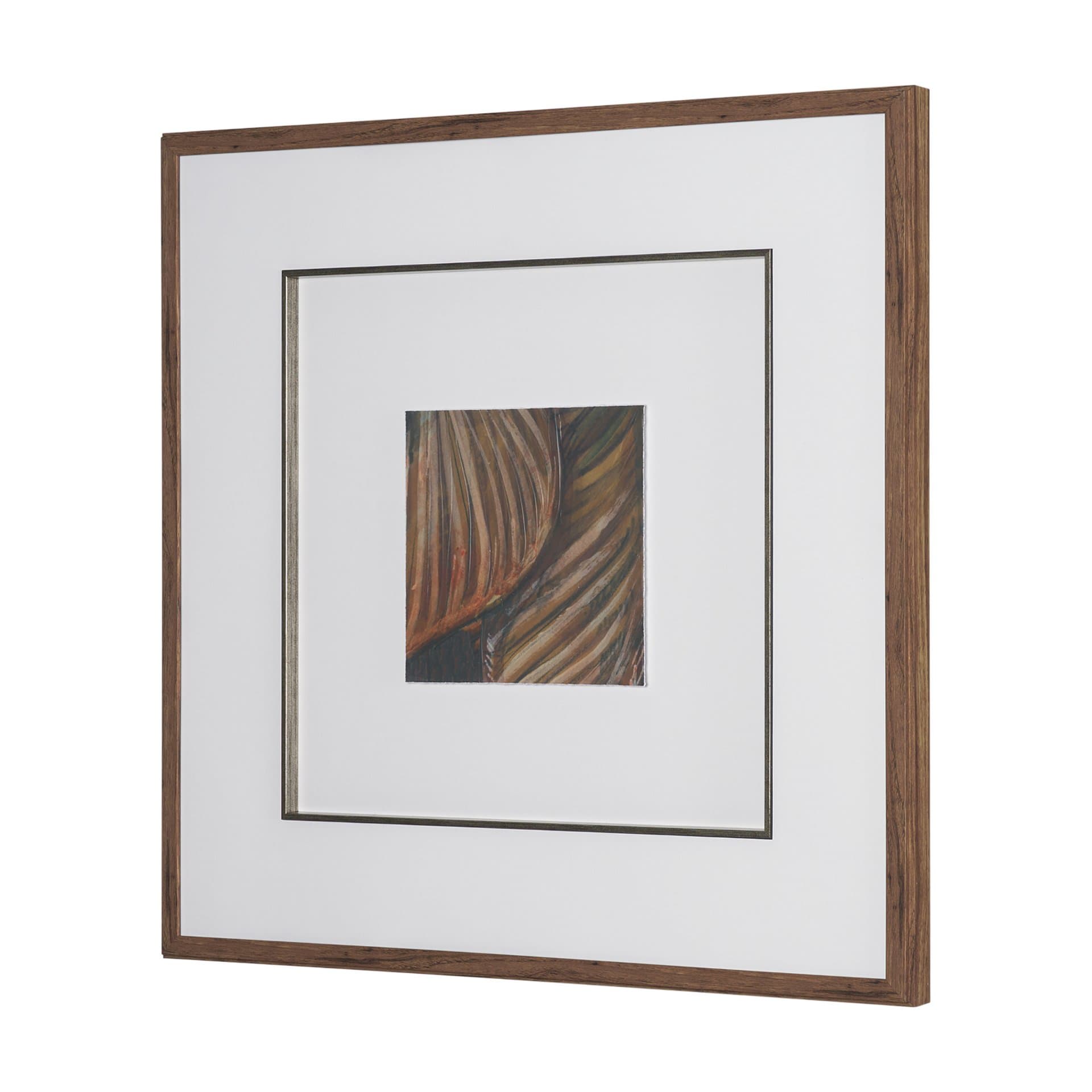 Patterned Silence IV by Mercana Studio Hand Embelished Framed Artwork Matted under Glass — product photograph