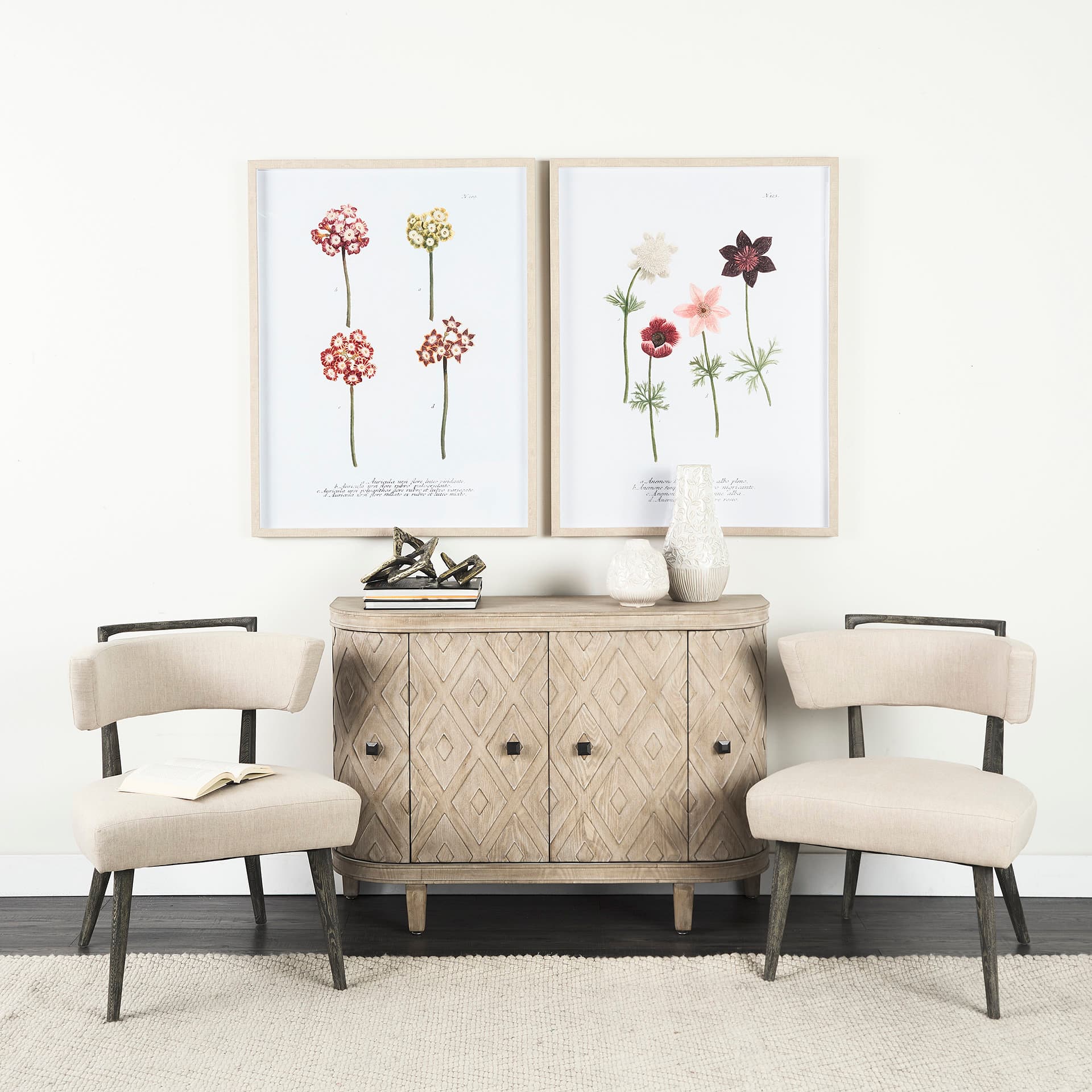 Delaunay I (Large) 10L X9W Gold Hammered Metal Interlinked Patterned — product photograph