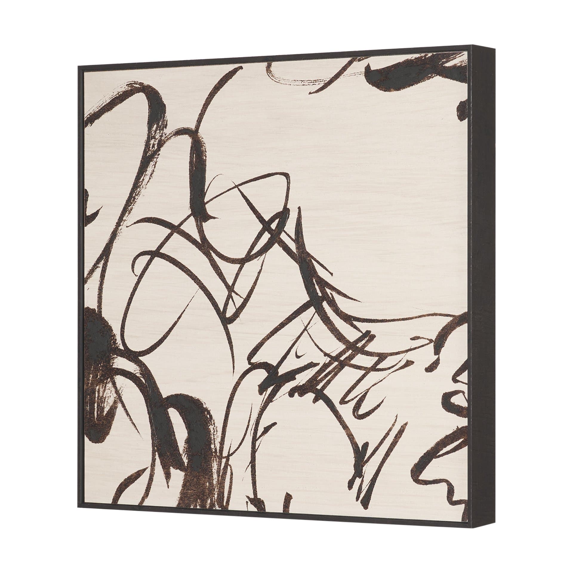 Sculptured Chaos I by Mercana Studio Hand Embellished Textured Framed Artwork — product photograph