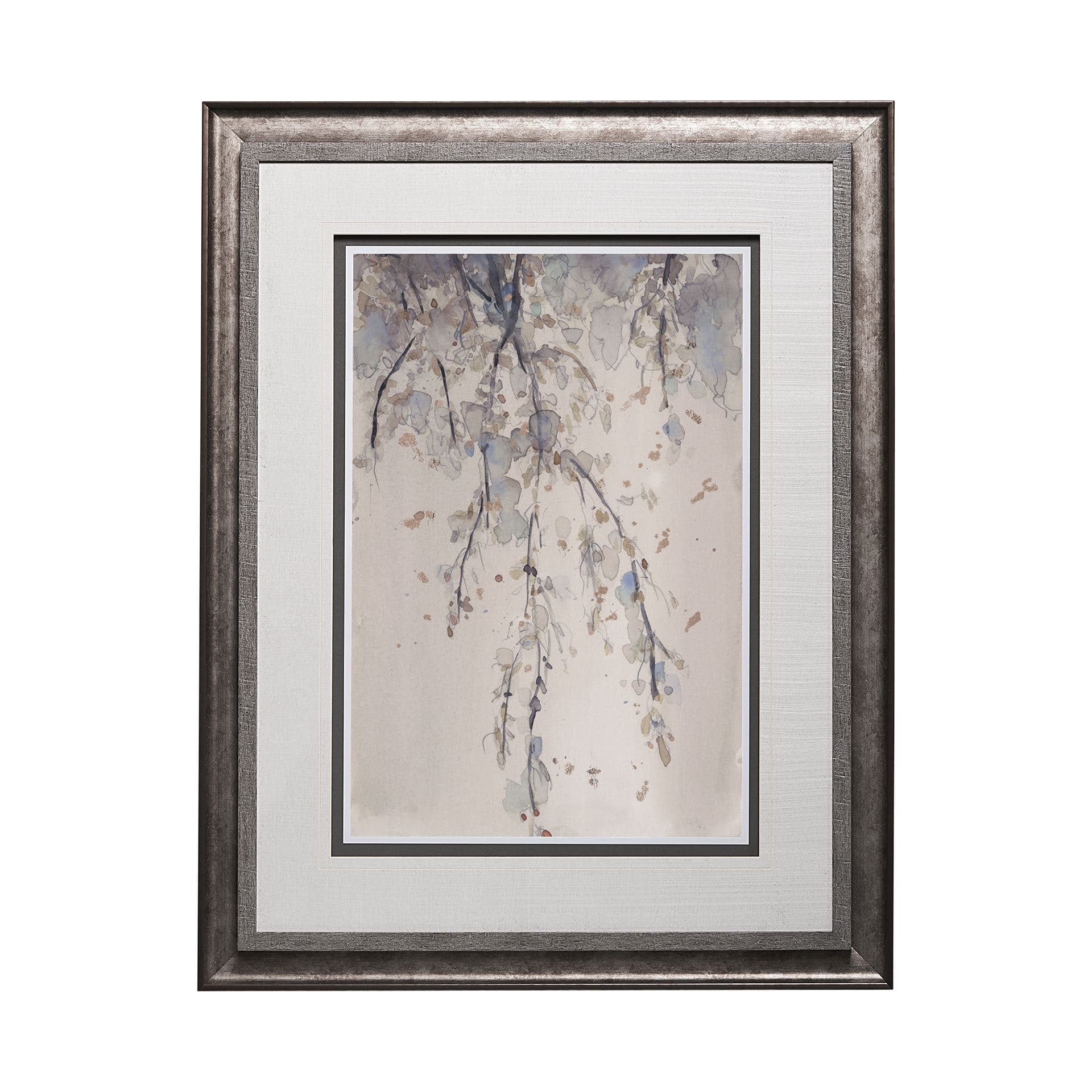 Casual Shade II by Samuel Dixon a Hand Embellished Textured Framed Art Print Matted under Glass — product photograph