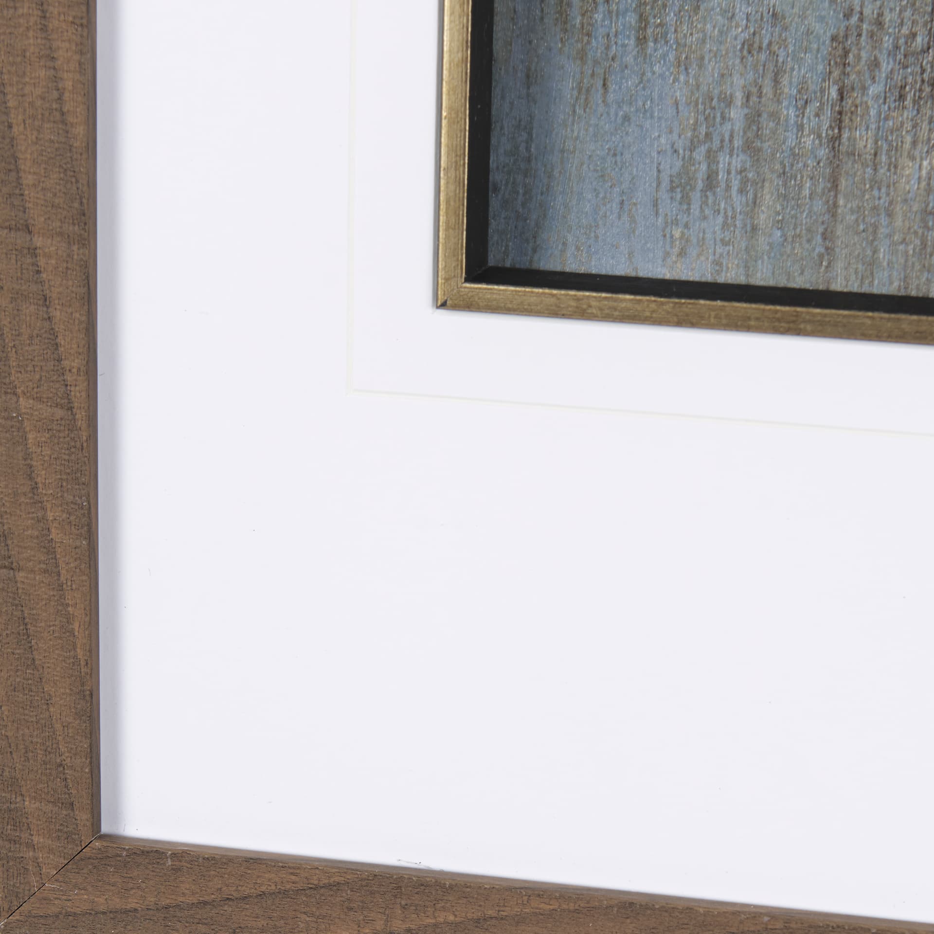 Misty Day I by Mercana Studio a Hand Embellished Textured Framed Art Print Matted under Glass — product photograph