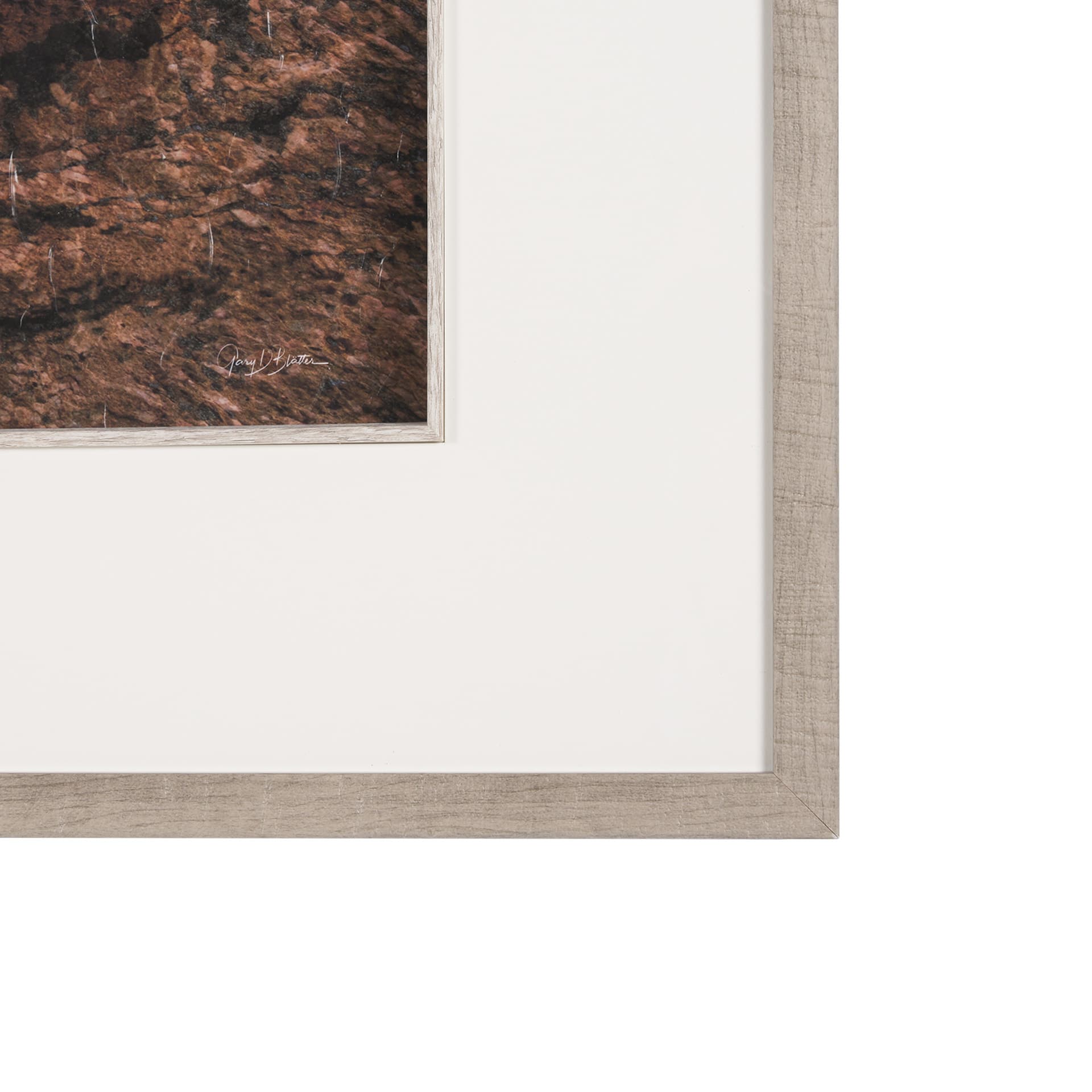 Salt Lake Sunrise by Gary Blatter a Hand Embellished Framed Photo Art Print Matted under Glass — product photograph