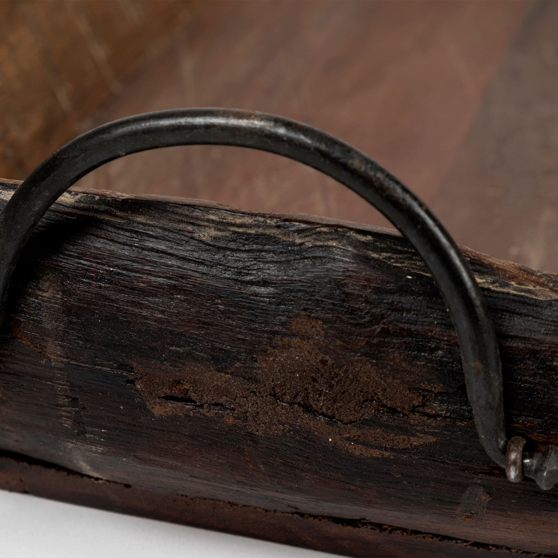 Durone (Set of 2) Brown Wooden Live Edge Serving Trays — product photograph