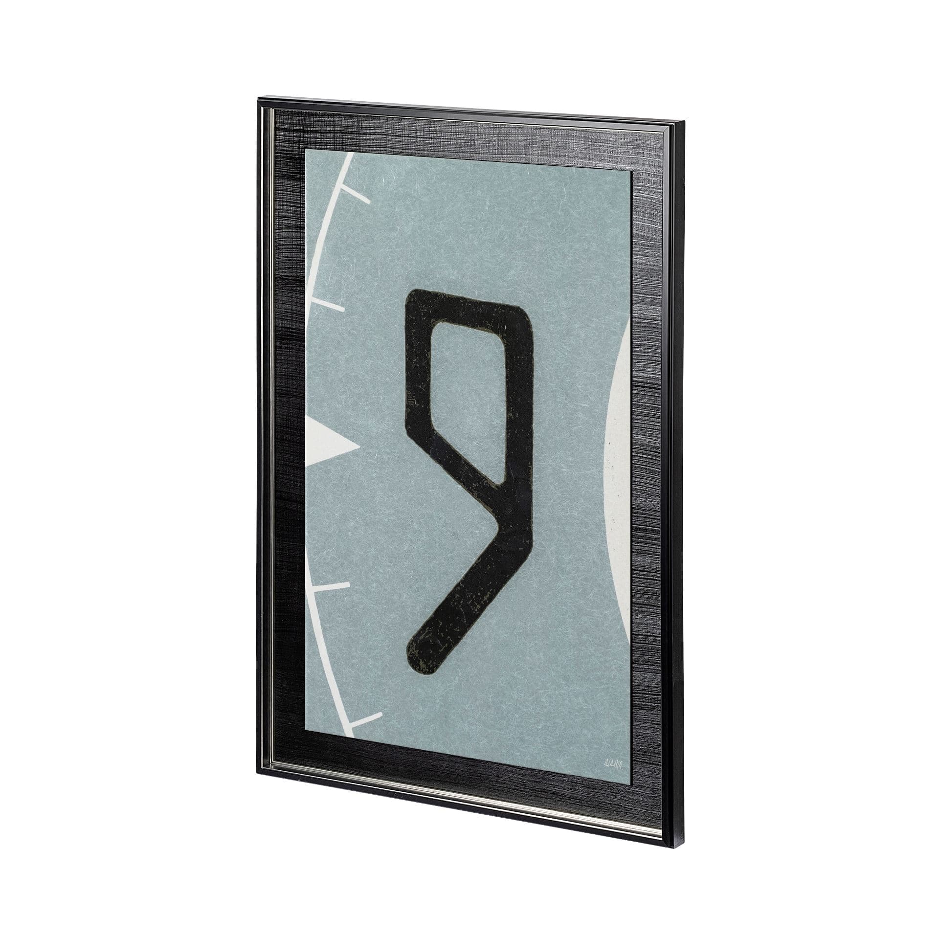 Value Collector 9 by Mercana Studio a Hand Embellished Textured Framed Art Print — product photograph