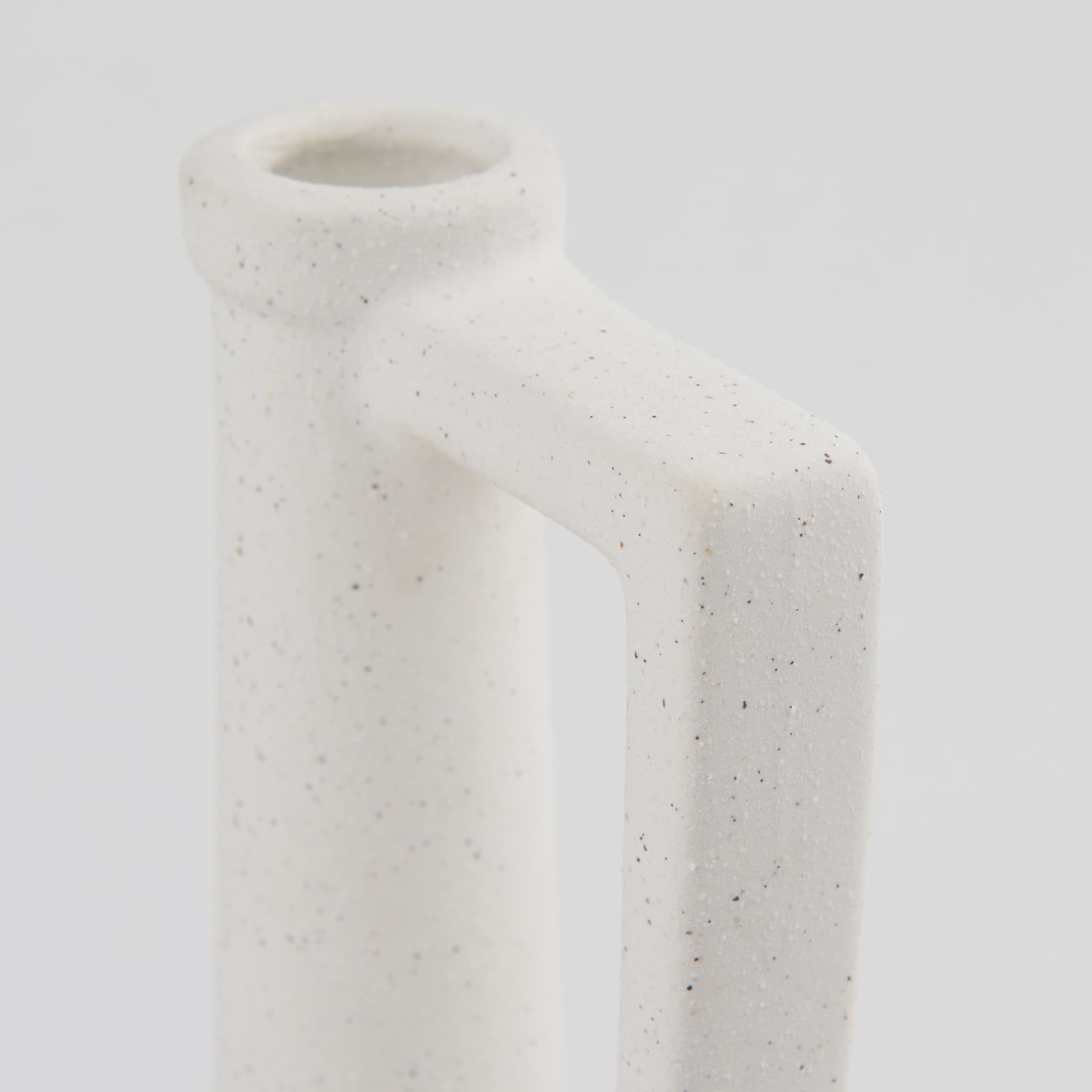Burton 17.1H Large White Ceramic Jug Vase — product photograph