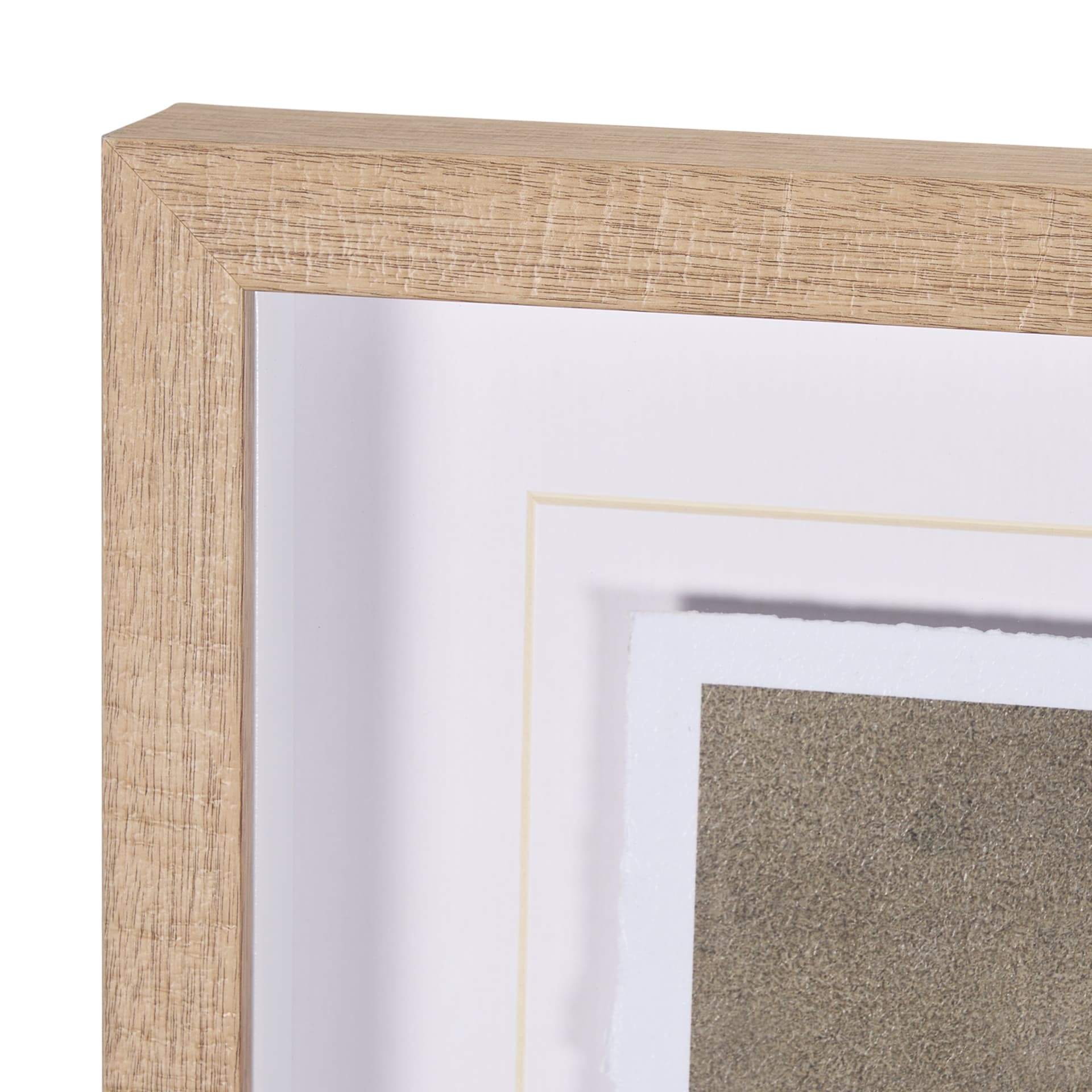 Buckskin Blanket by Mercana Studio a Hand Embellished Textured Framed Art Print — product photograph