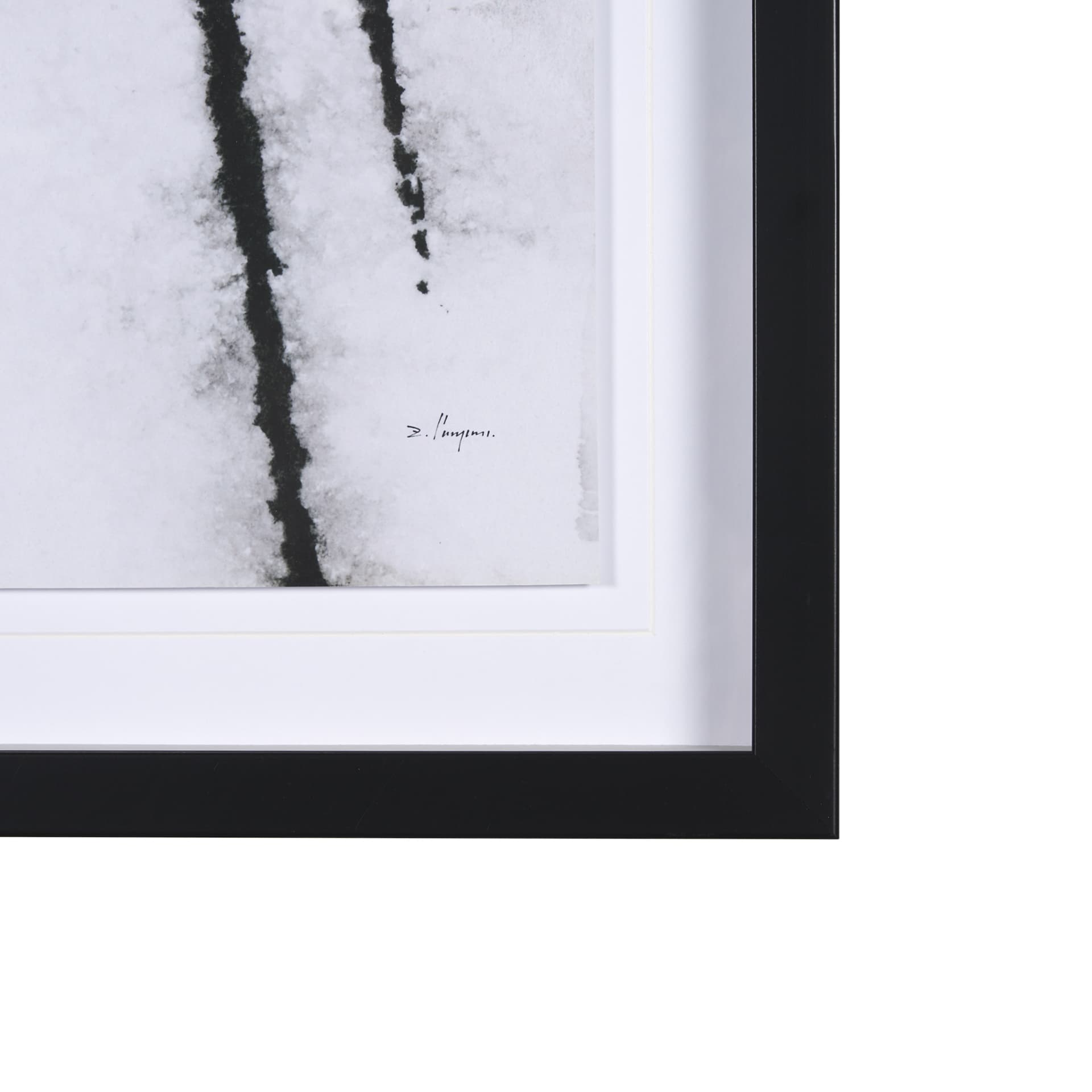 Clouding Mirror II by Panpan Zhang a Framed Art Print Matted under Glass — product photograph