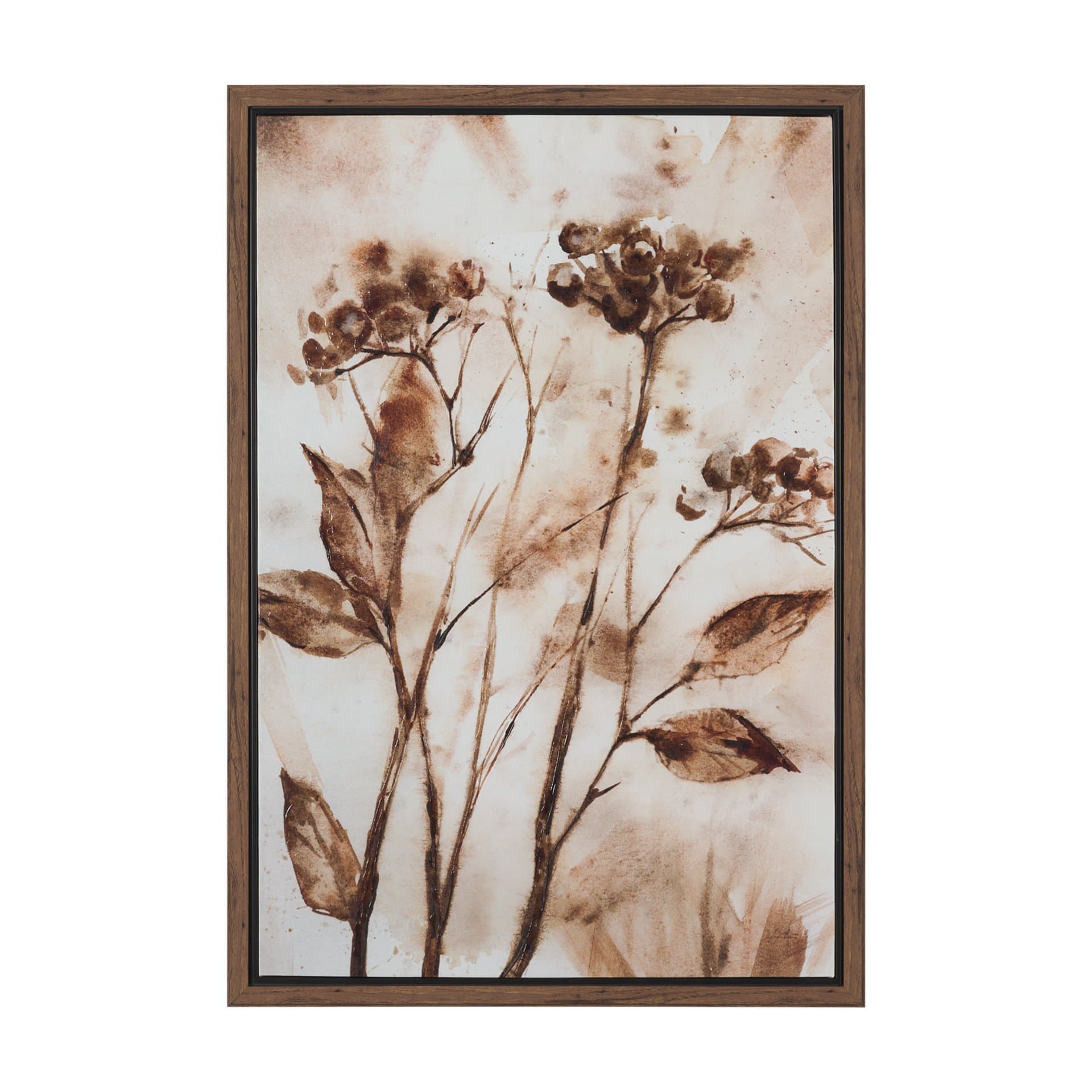 Fieldspoke I by Mercana Studio Hand-Embellished Textured Framed Canvas Artwork — product photograph