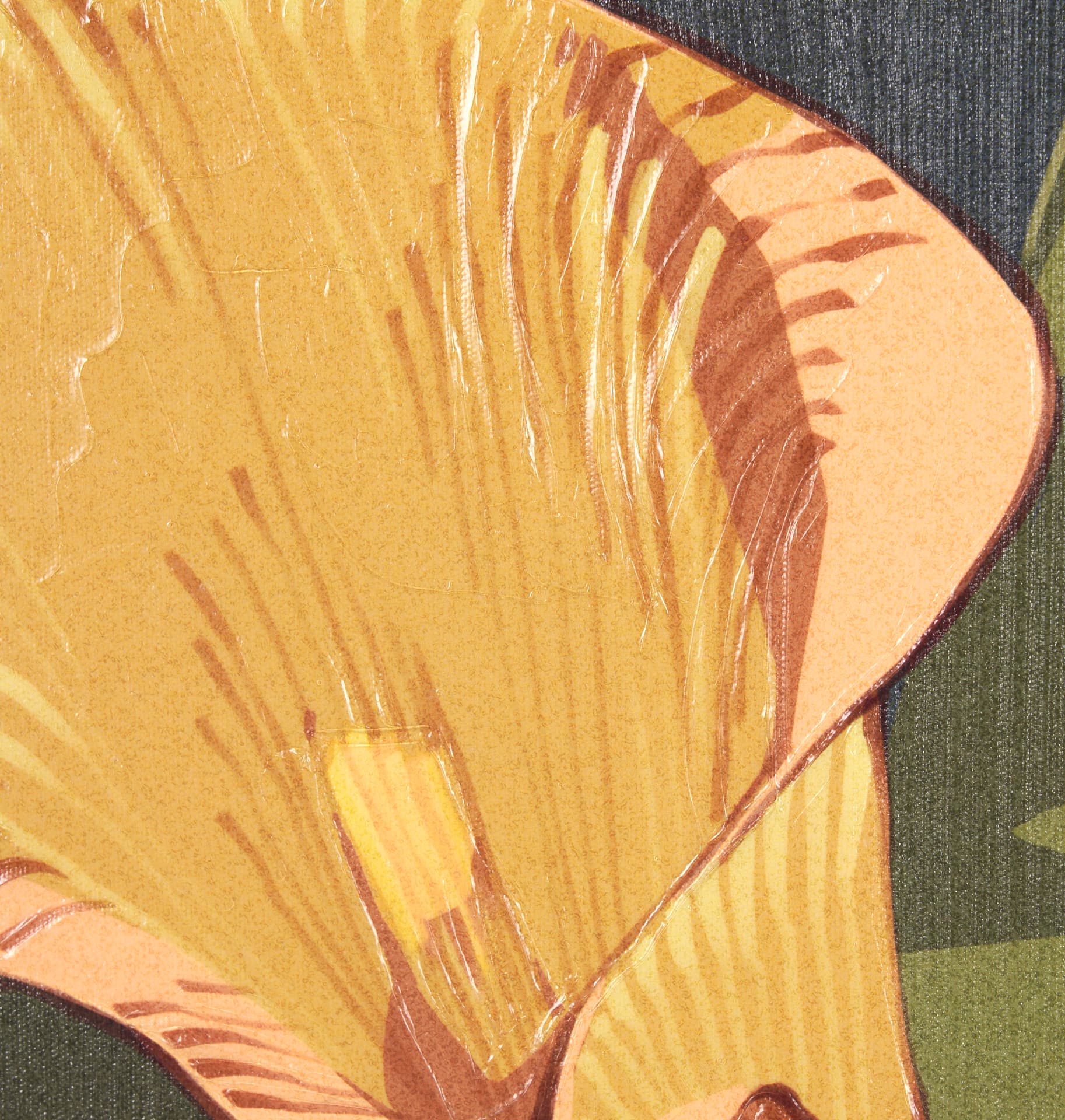 Flower Portrait VIII (CALLA LILY) by Mercana Studio a Hand Embellished Textured Framed Art Print — product photograph