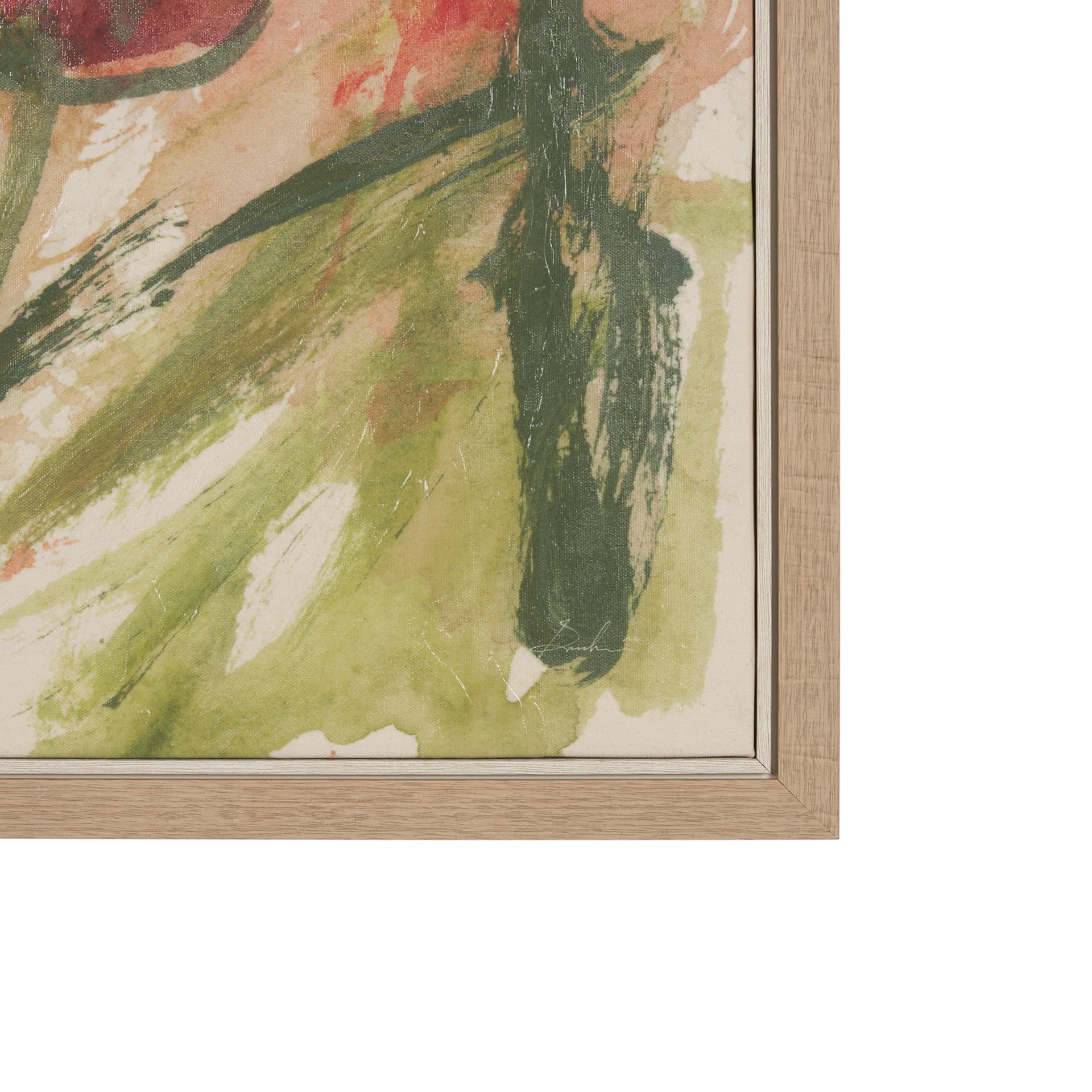 Springs Ritual by Mercana Studio a Hand Embellished Textured Framed Canvas — product photograph