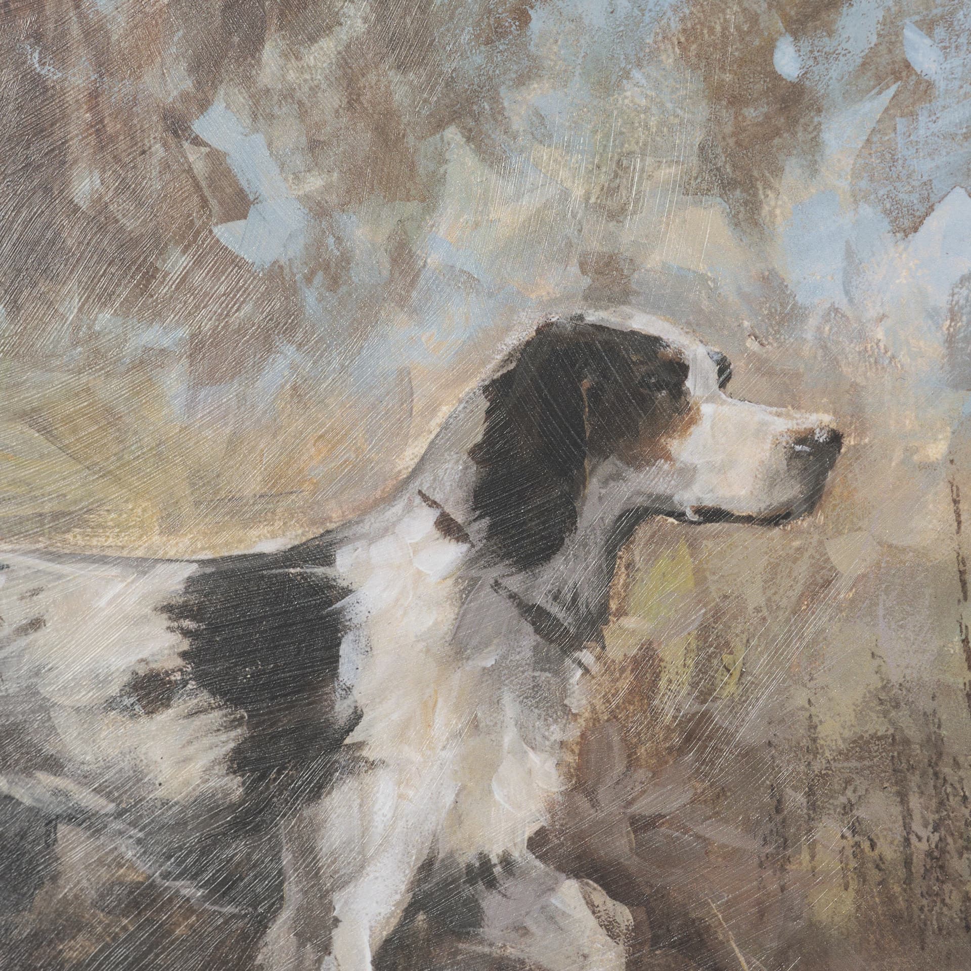 The Loyal Tracker I by Mercana Studio Textured Framed Artwork Matted under Glass — product photograph