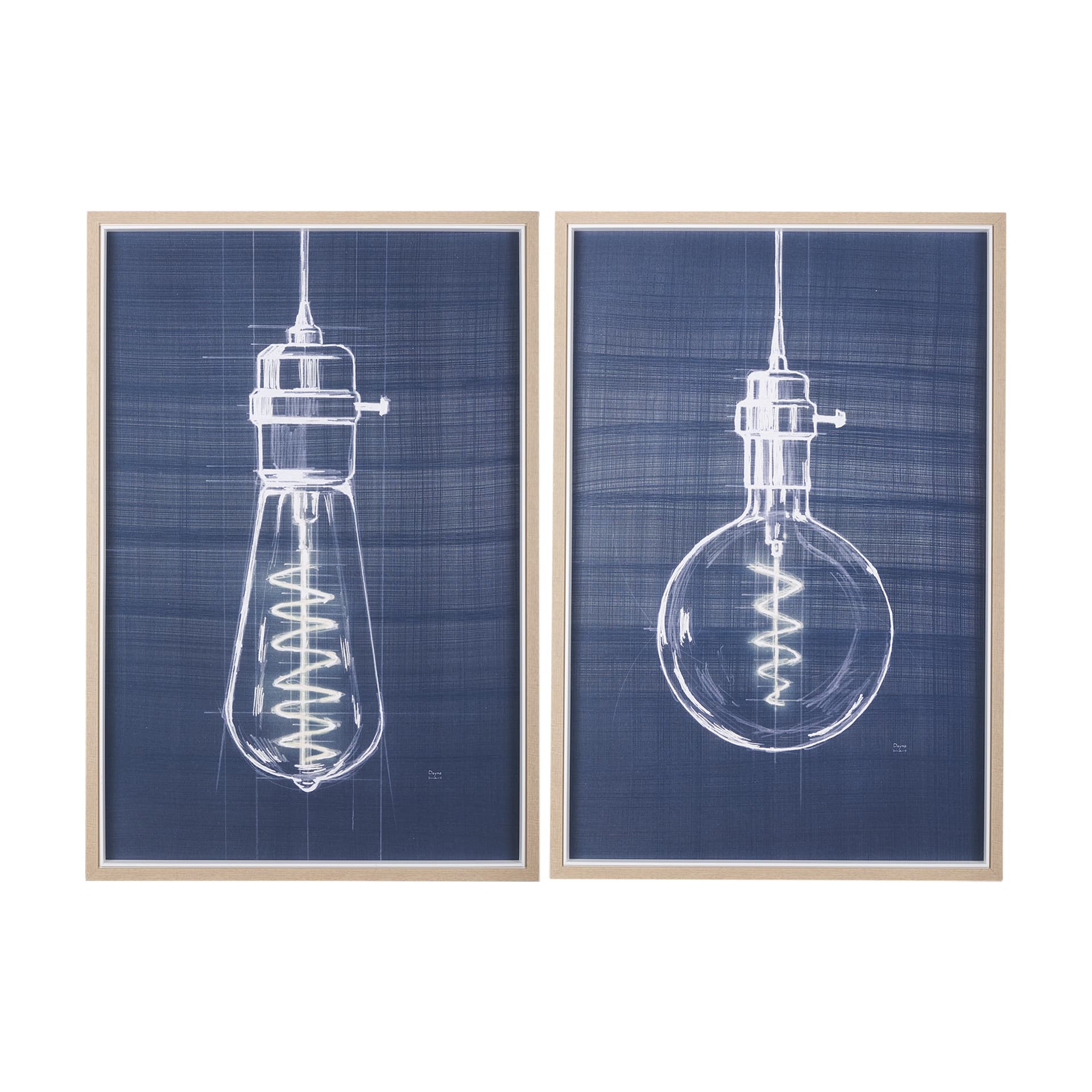 Bright Idea II by Mercana Studio a Hand Embellished Textured Framed Art Print — product photograph