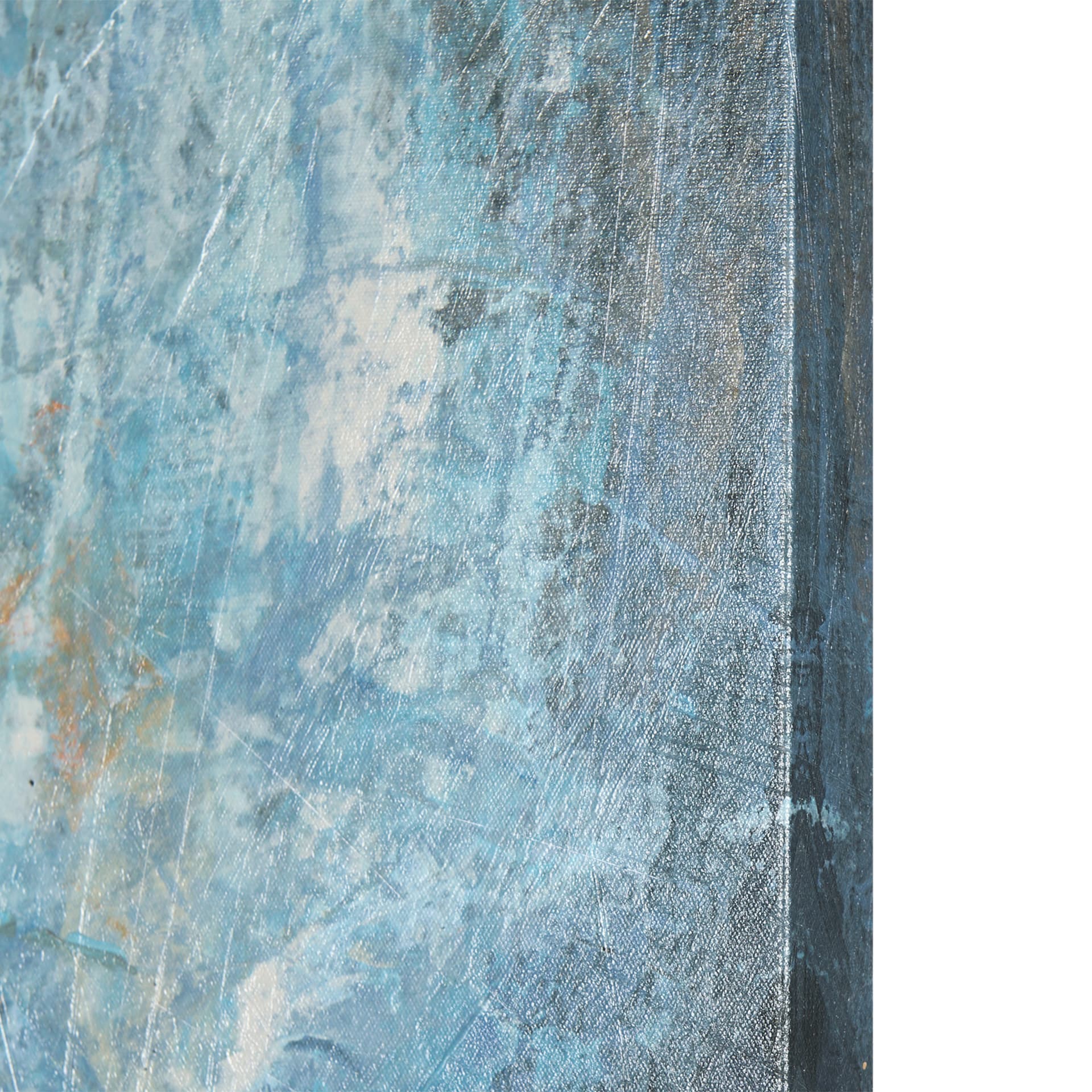 Still Life with Tangerine by Mercana Studio a Hand Embellished Textured Canvas — product photograph