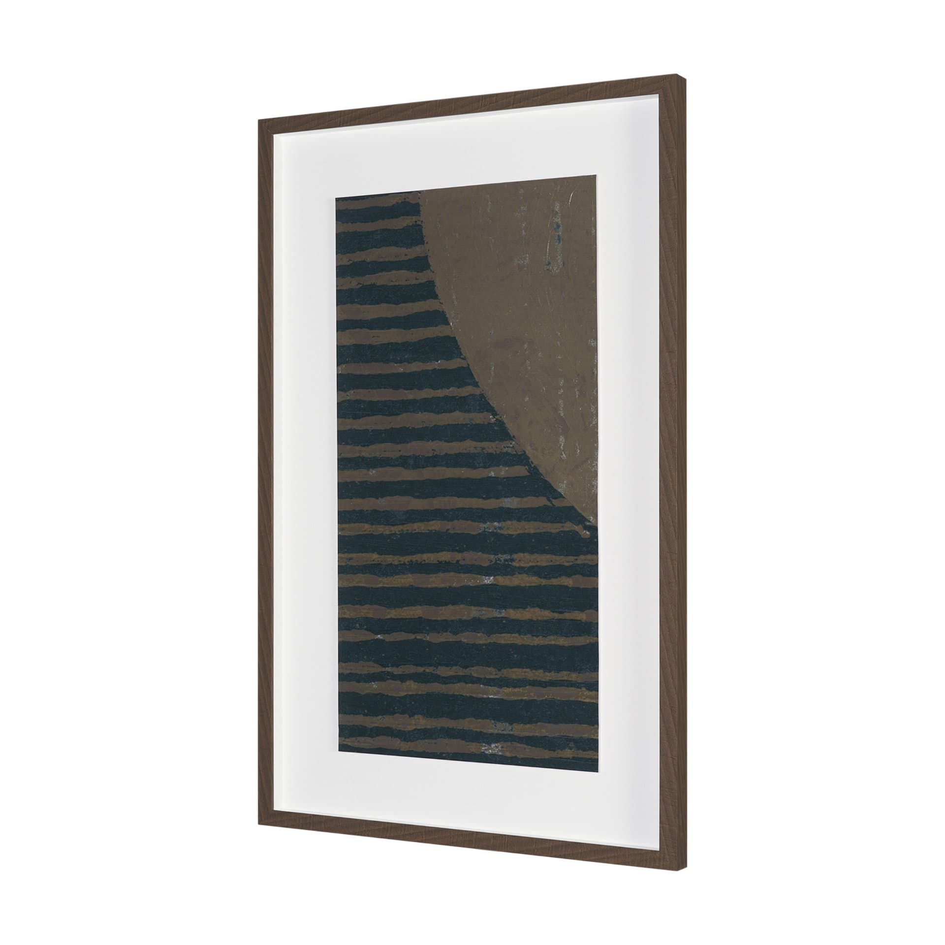 Magnitude II Abstract by Chad Warren a Hand Embellished Framed Print under Glass — product photograph
