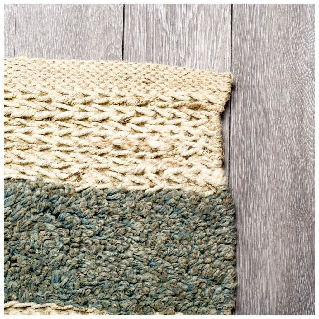 Dolman 8 x 10 Multi-Colored Jute Hand Woven Rug — product photograph