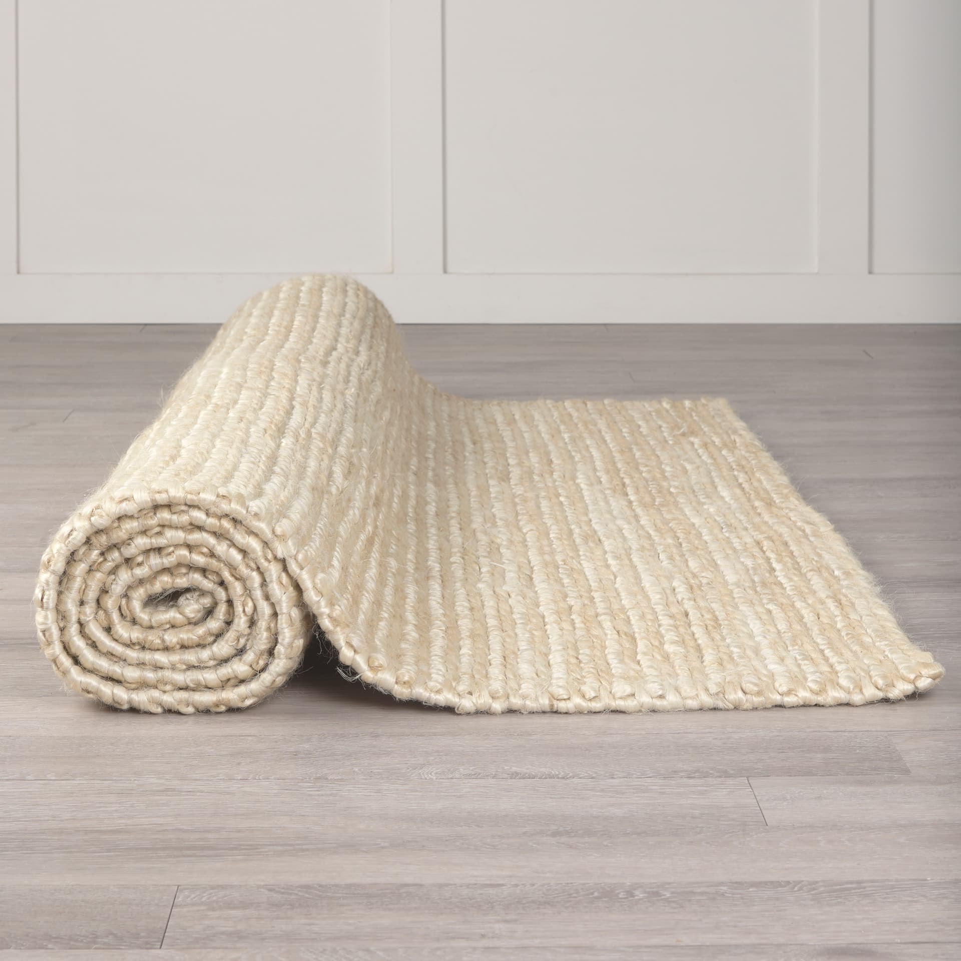 Milo 9 x 12 Camel Color Woven Hemp Area Rug — product photograph