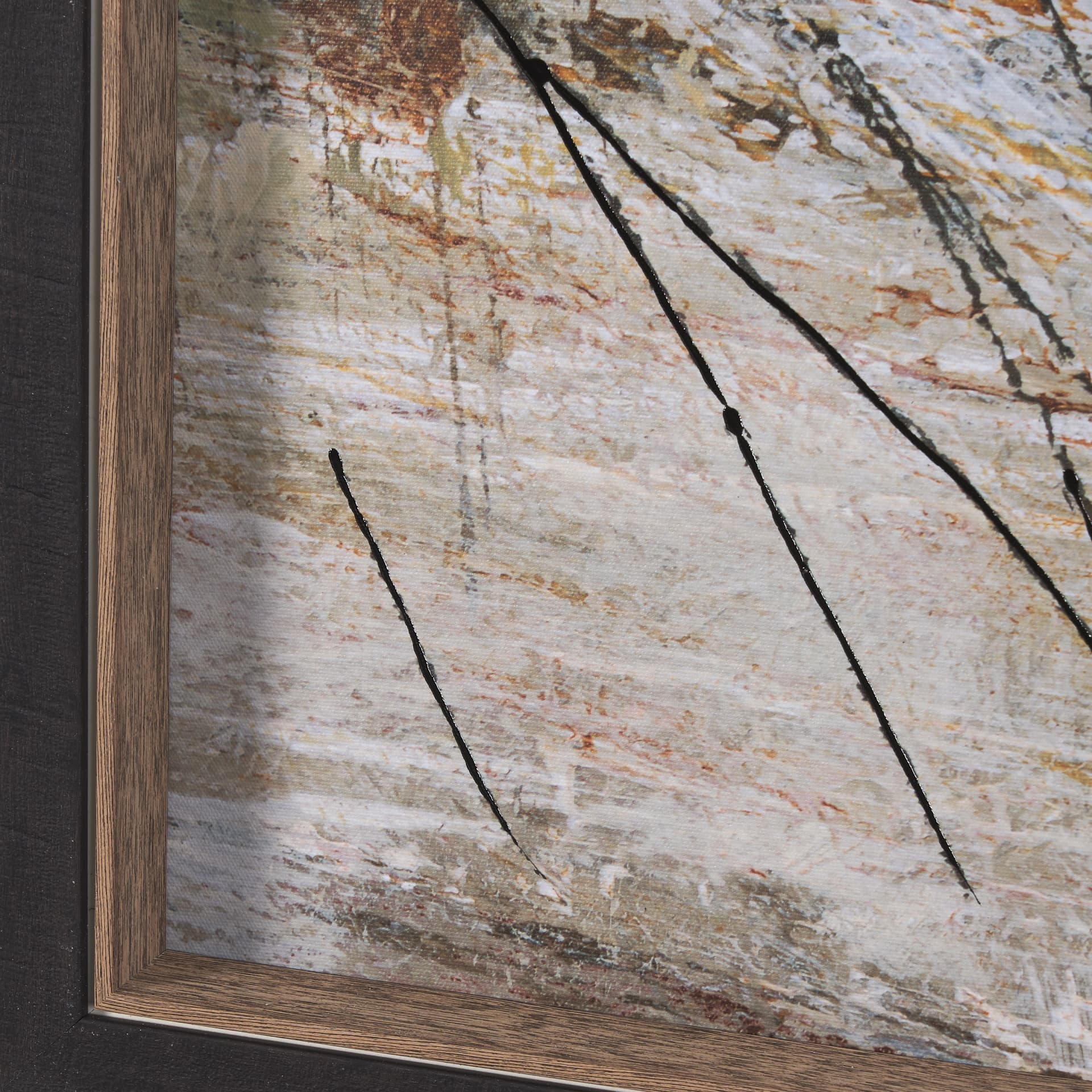 Forest View VI by Mercana Studio a Hand Embelished Textured Framed Art Print — product photograph