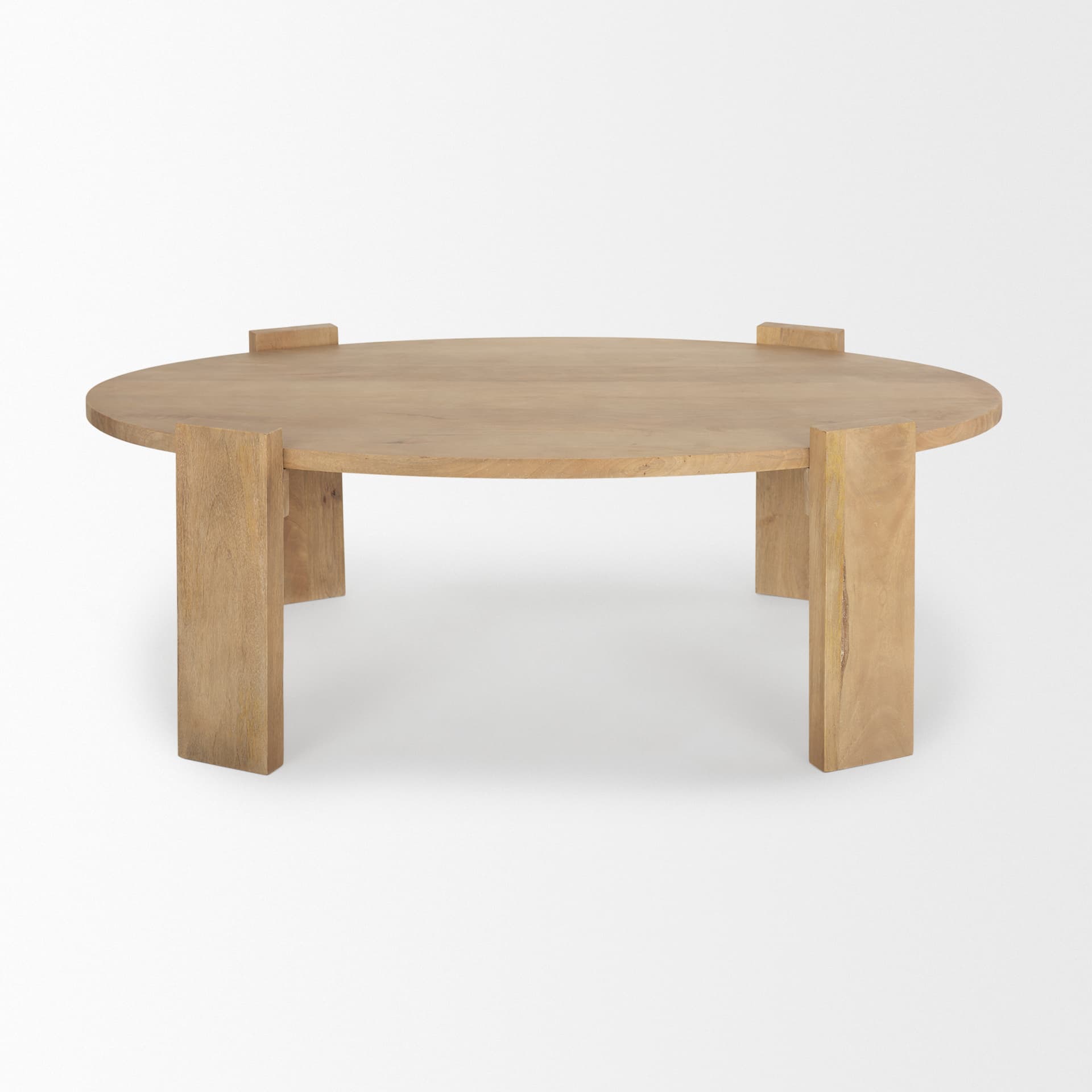 Evelyn Light Brown Oblong Coffee Table — product photograph