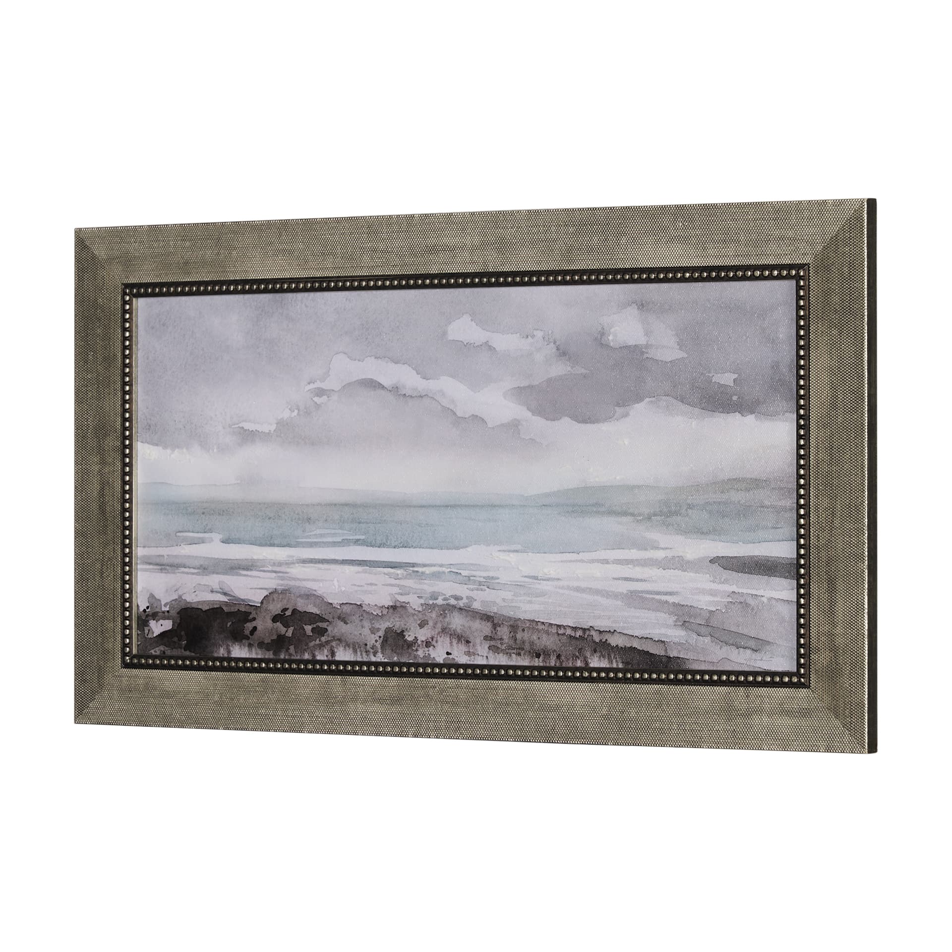 Seaside Vacation III by Mercana Studio a Hand Embellished Textured Framed Art Print — product photograph